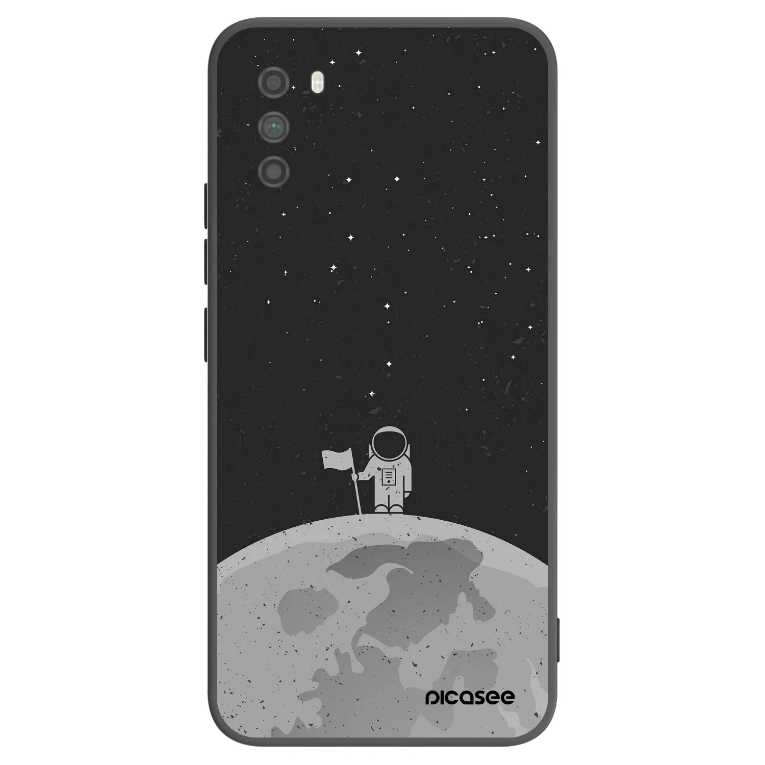 Picasee Xiaomi Poco M3 Hülle - Schwarzes Silikon - Astronaut