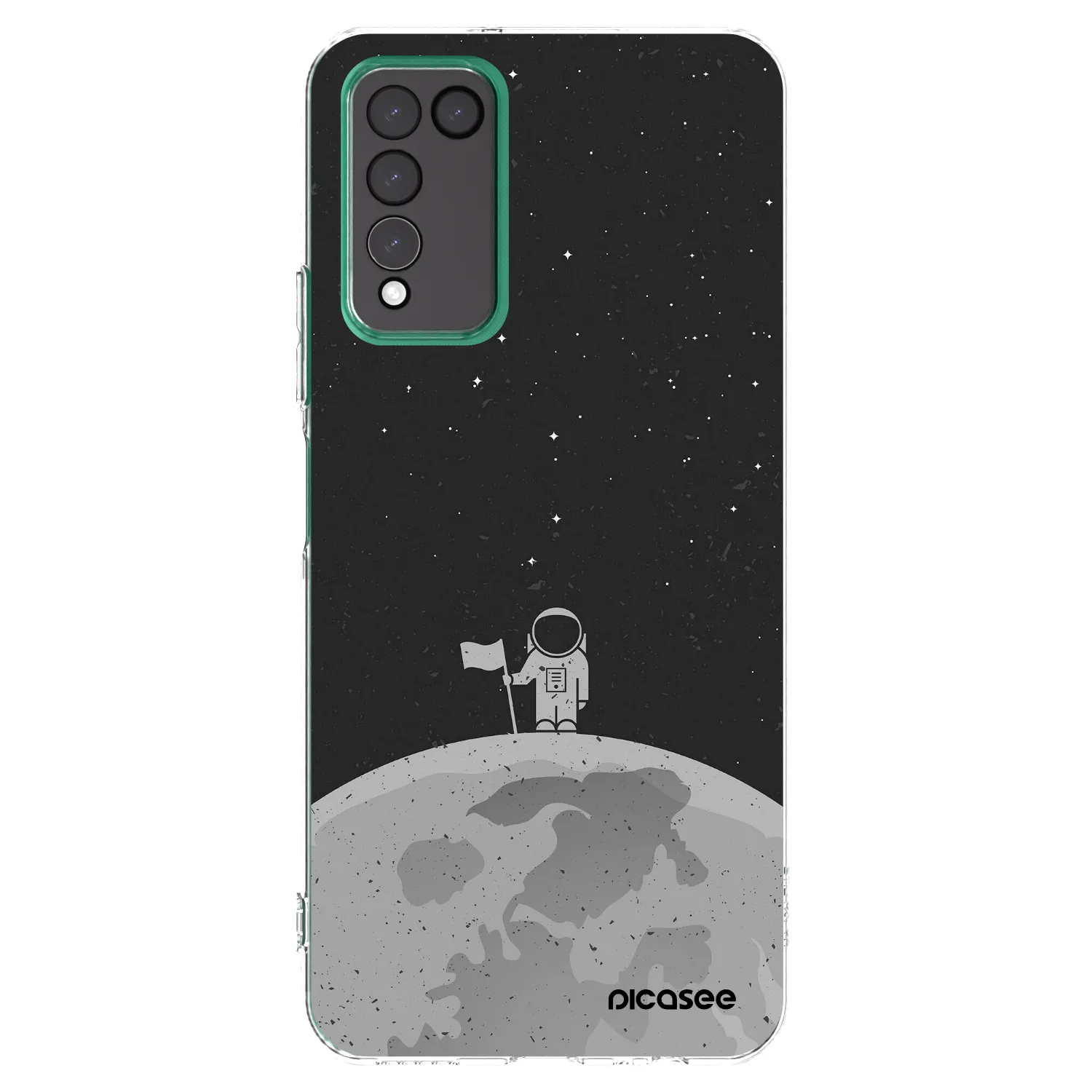 Picasee Honor 10X Lite Hülle - Transparentes Silikon - Astronaut