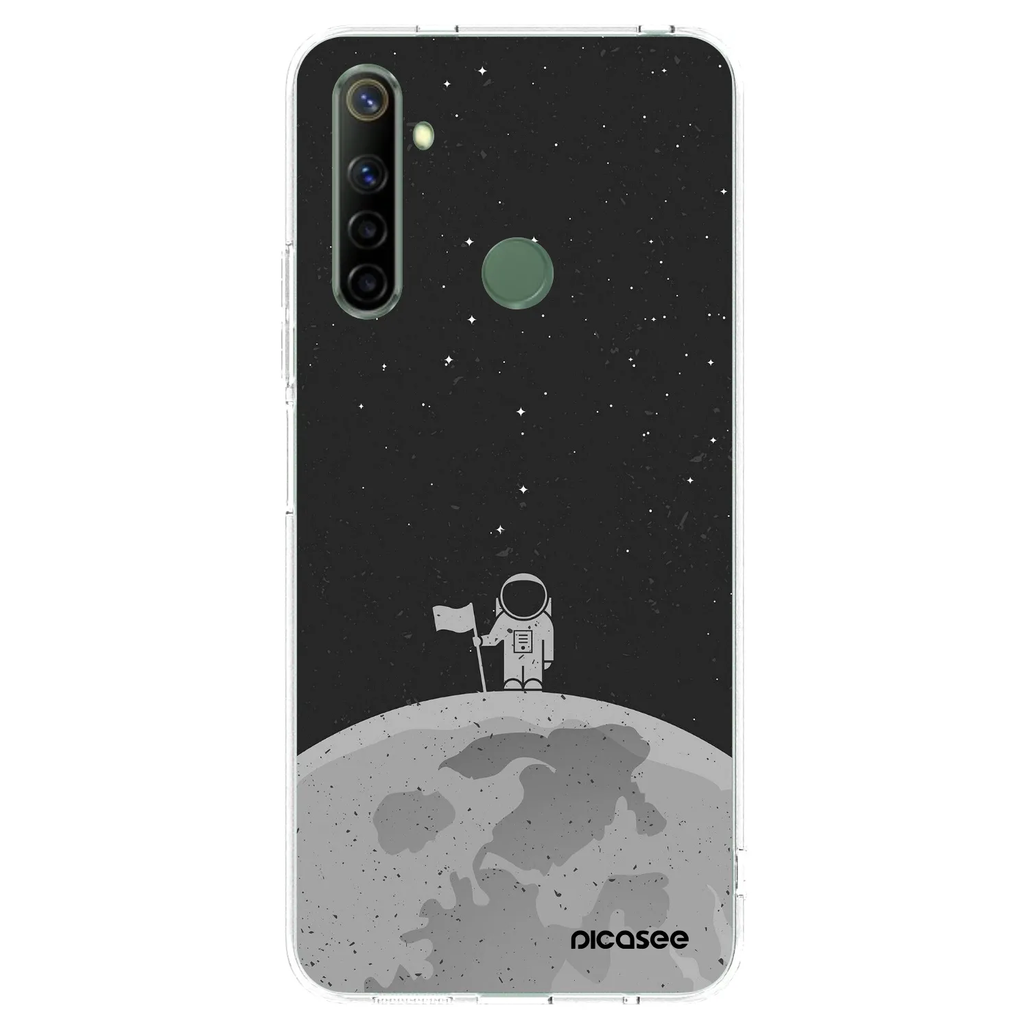 Picasee Realme 6i Hülle - Transparentes Silikon - Astronaut