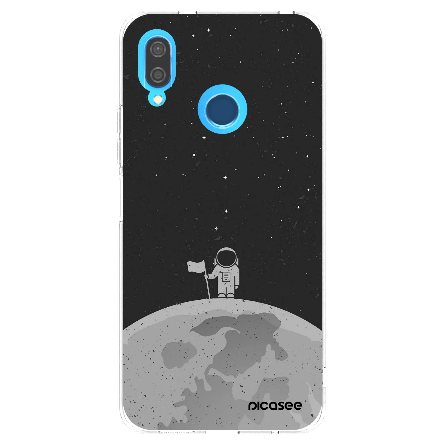 Picasee Huawei P20 Lite Hülle - Transparentes Silikon - Astronaut
