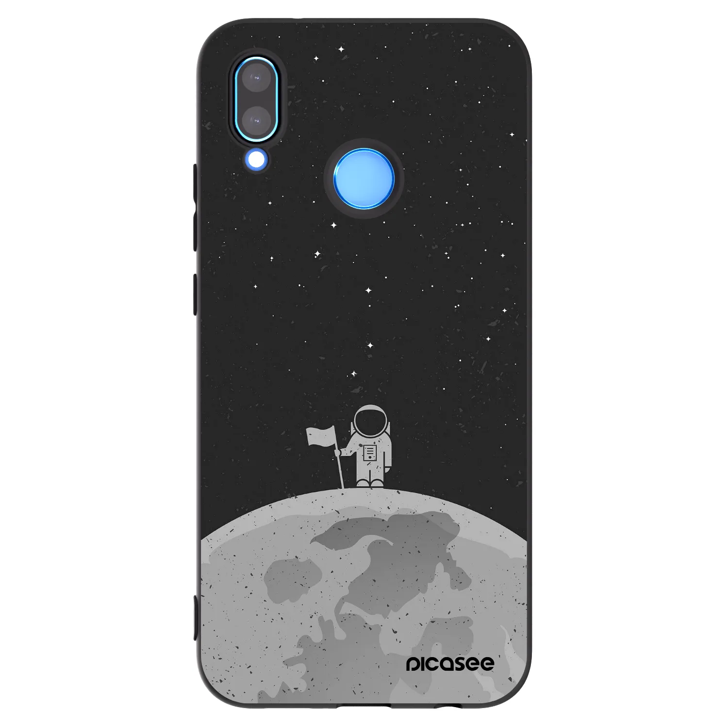 Picasee Huawei P20 Lite Hülle - Schwarzes Silikon - Astronaut