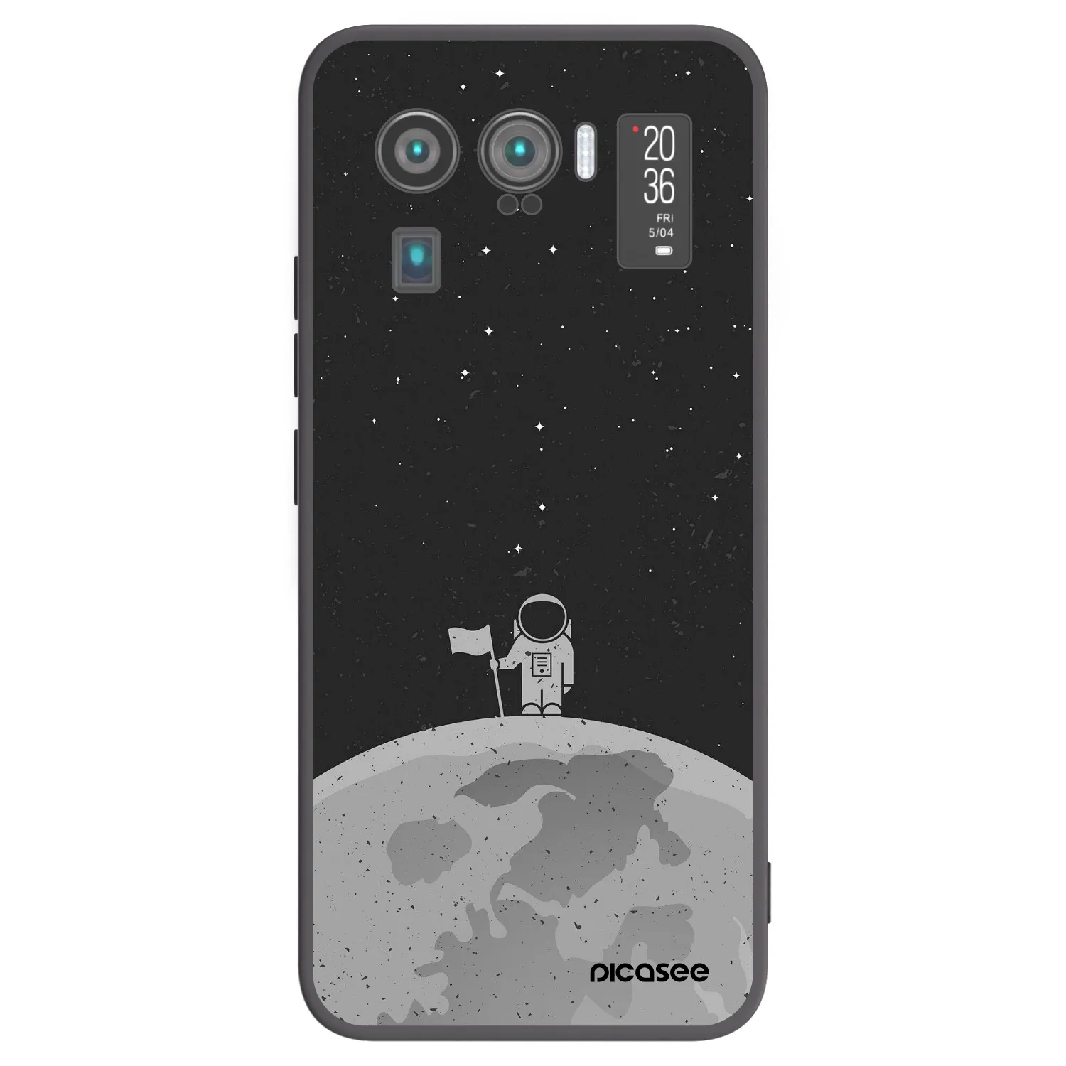 Picasee Xiaomi Mi 11 Ultra Hülle - Schwarzes Silikon - Astronaut