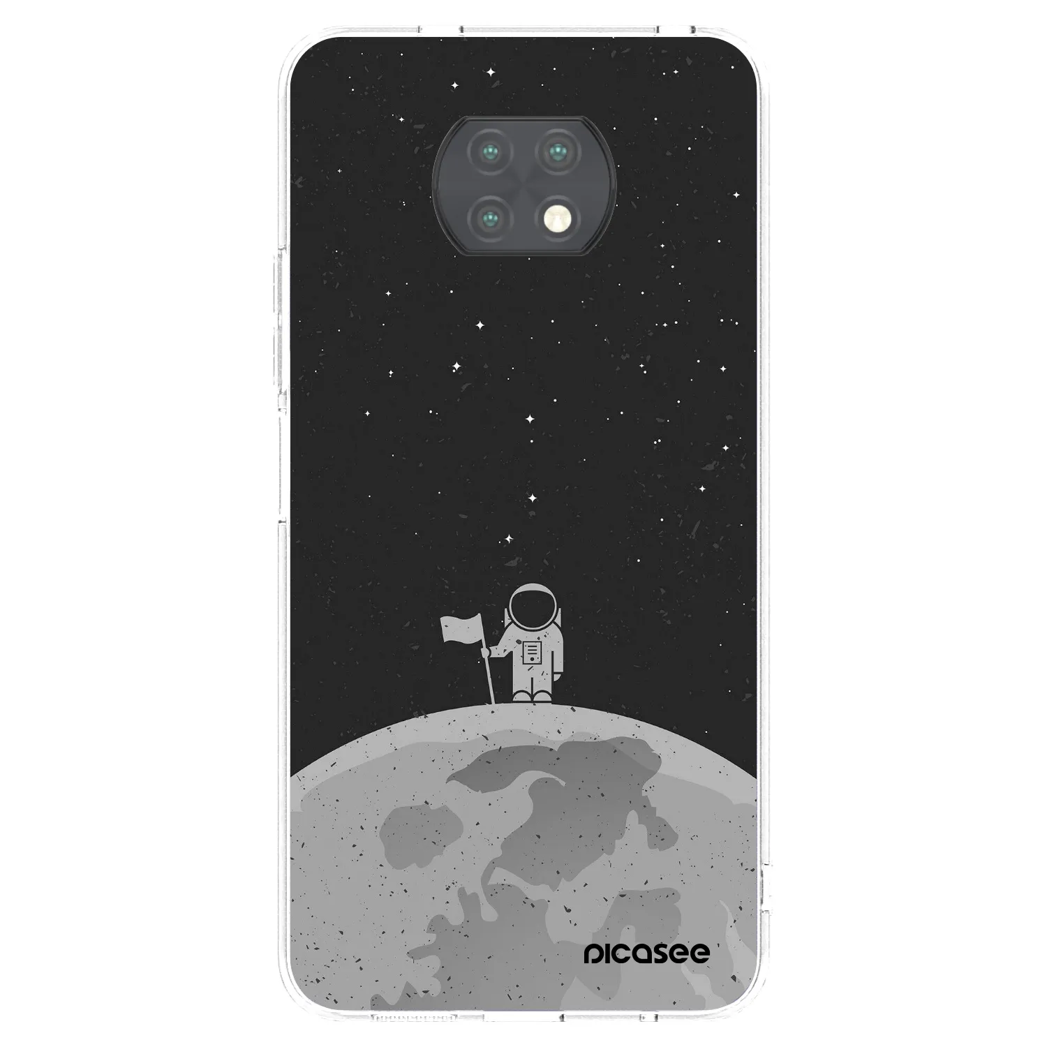 Picasee Xiaomi Redmi Note 9T Hülle - Transparentes Silikon - Astronaut