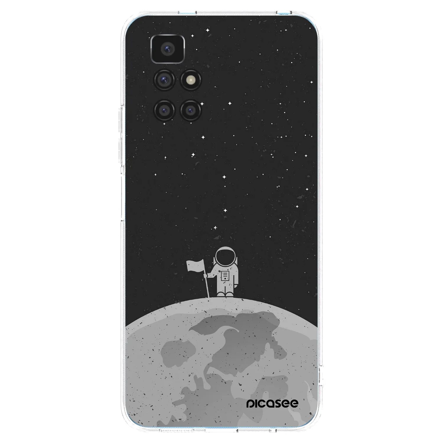 Picasee Xiaomi Redmi 10 Hülle - Transparentes Silikon - Astronaut