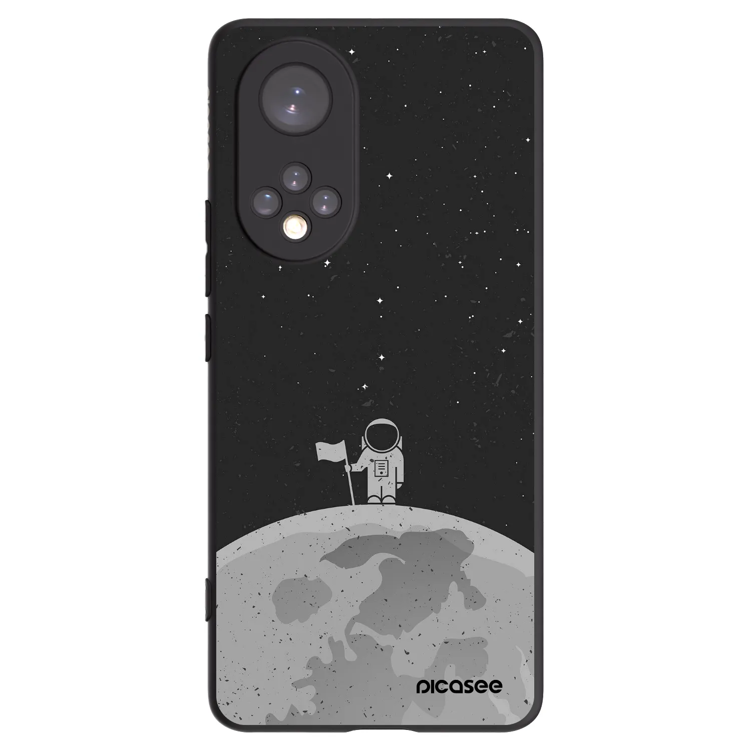 Picasee Huawei Nova 9 Hülle - Schwarzes Silikon - Astronaut