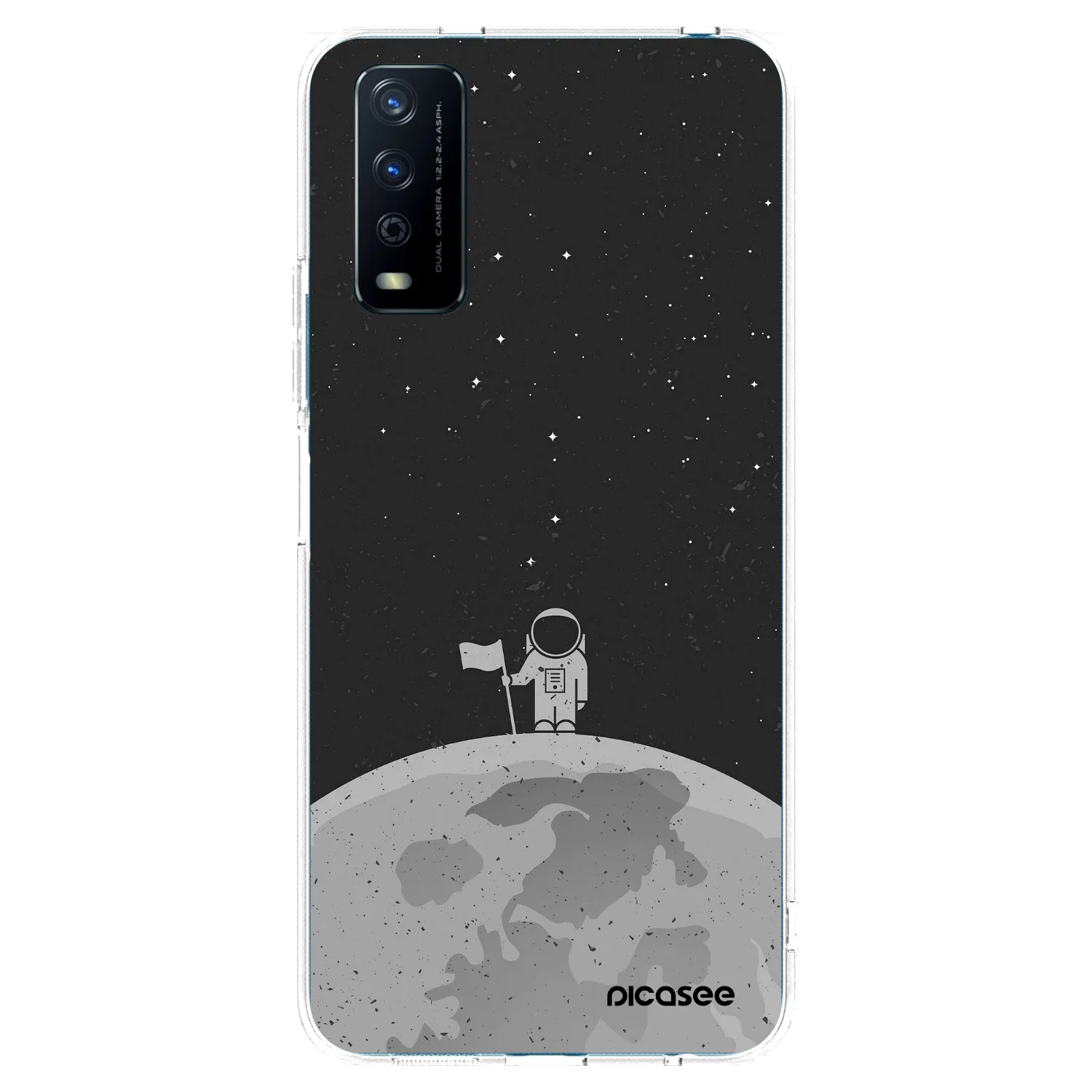 Picasee Vivo Y11s Hülle - Transparentes Silikon - Astronaut