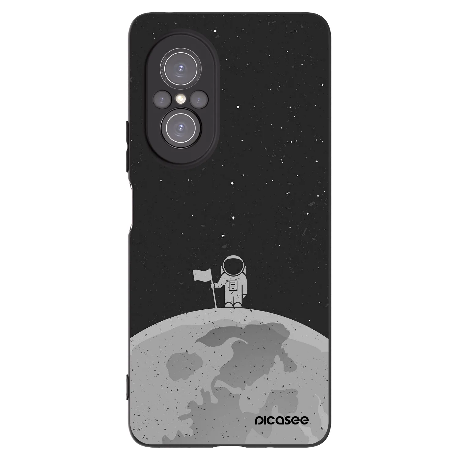 Picasee Huawei Nova 9 SE Hülle - Schwarzes Silikon - Astronaut