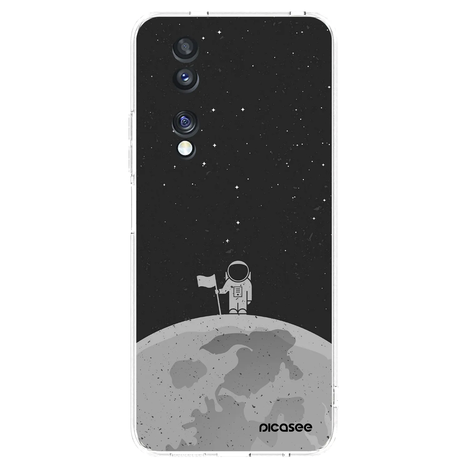 Picasee Honor 70 Hülle - Transparentes Silikon - Astronaut