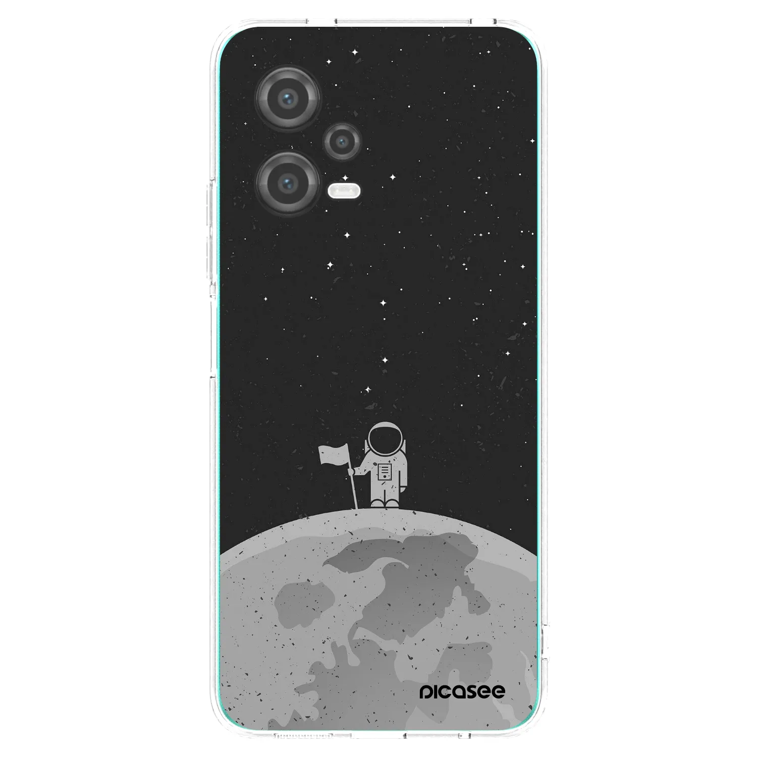Picasee Xiaomi Poco X5 Hülle - Transparentes Silikon - Astronaut