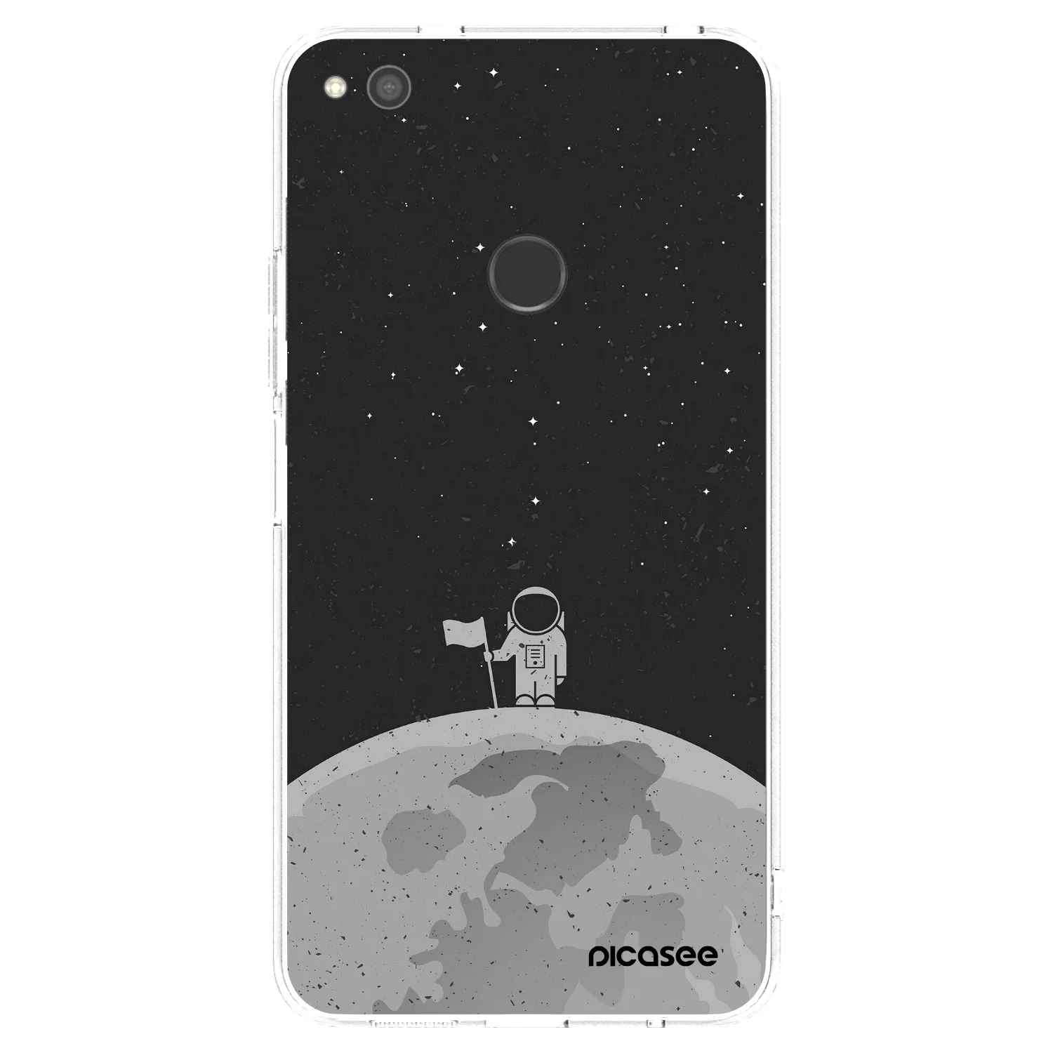 Picasee Huawei P9 Lite 2017 Hülle - Transparentes Silikon - Astronaut