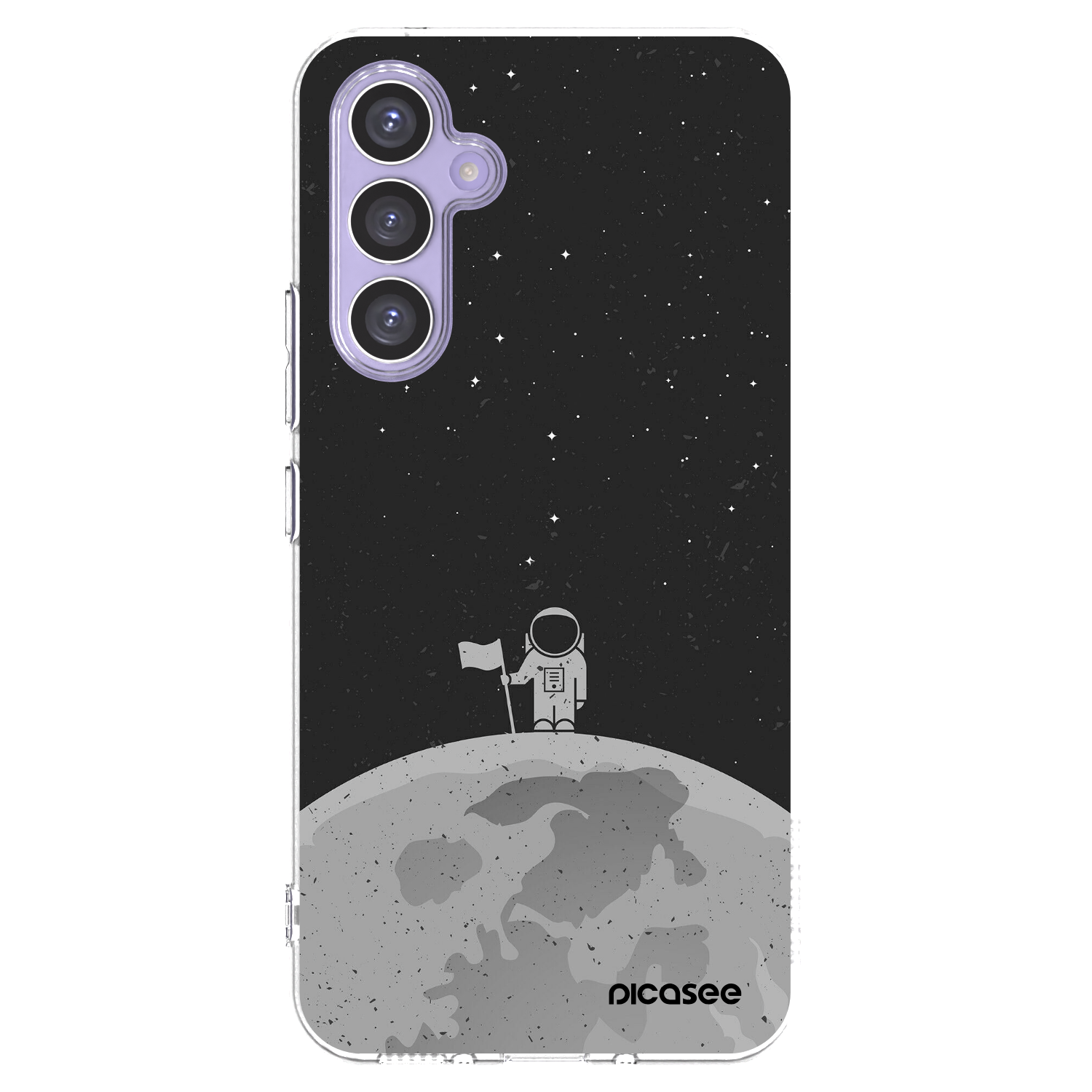 Picasee Samsung Galaxy A54 5G A546B Hülle - Transparentes Silikon - Astronaut