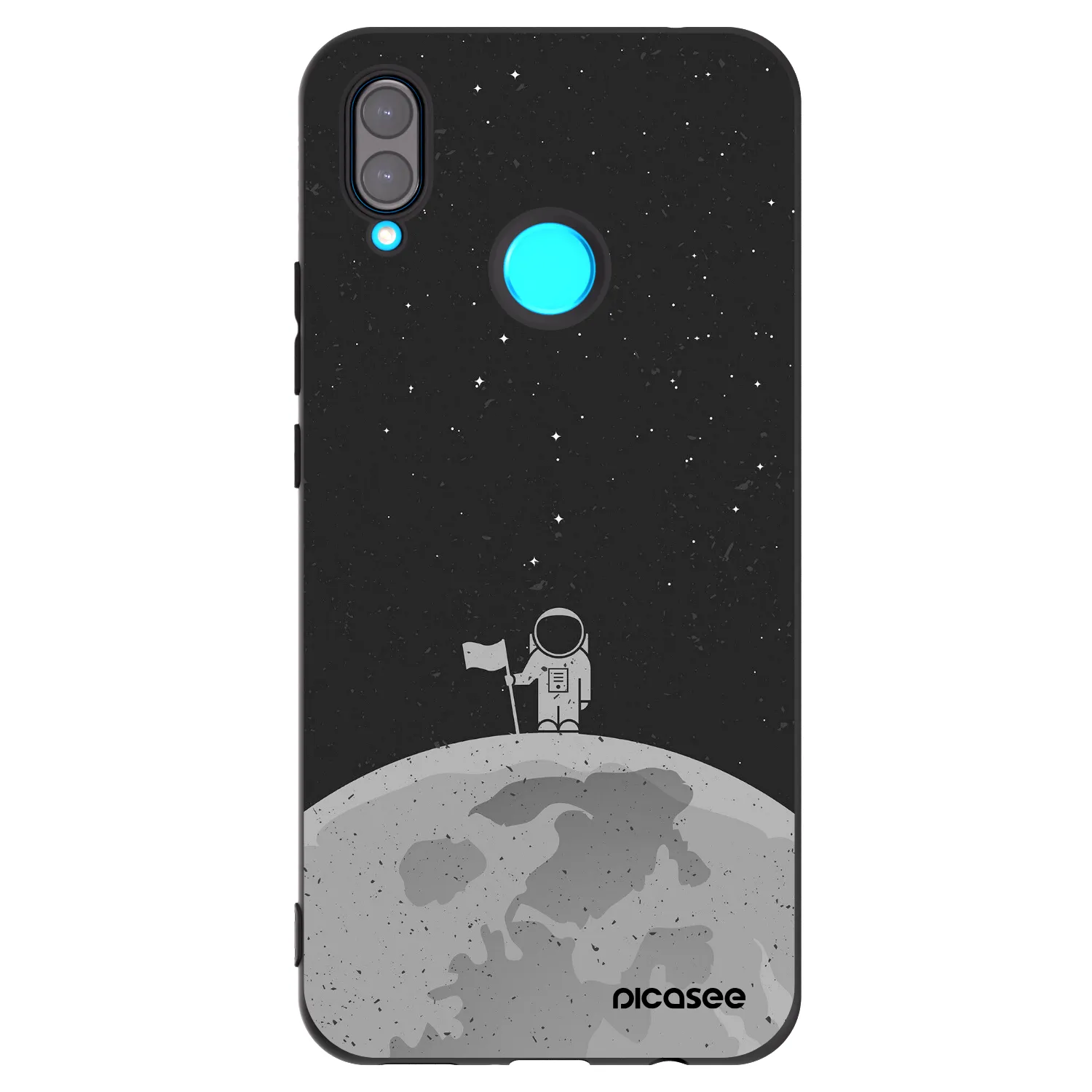 Picasee Huawei Nova 3 Hülle - Schwarzes Silikon - Astronaut
