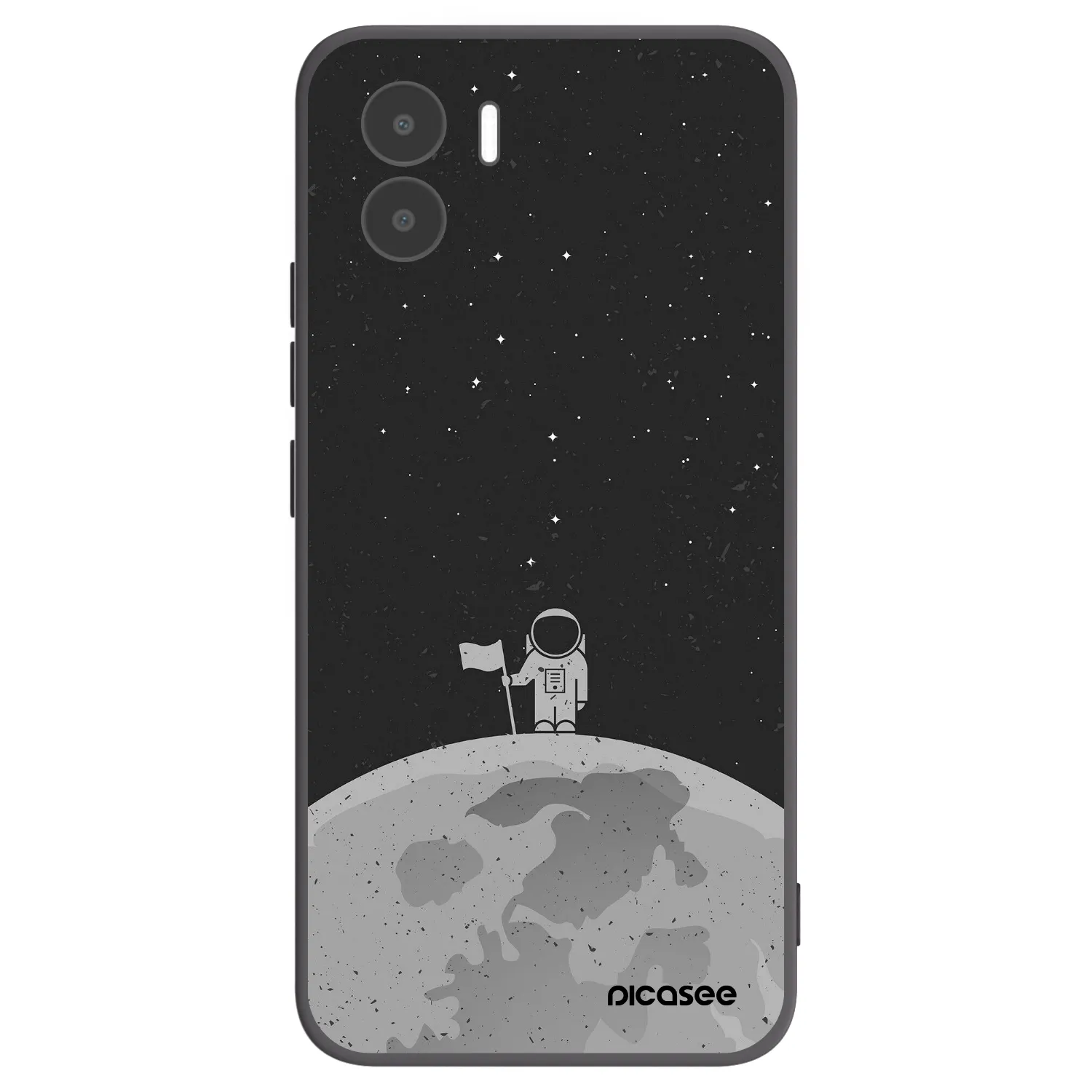Picasee Xiaomi Redmi A2 Hülle - Schwarzes Silikon - Astronaut