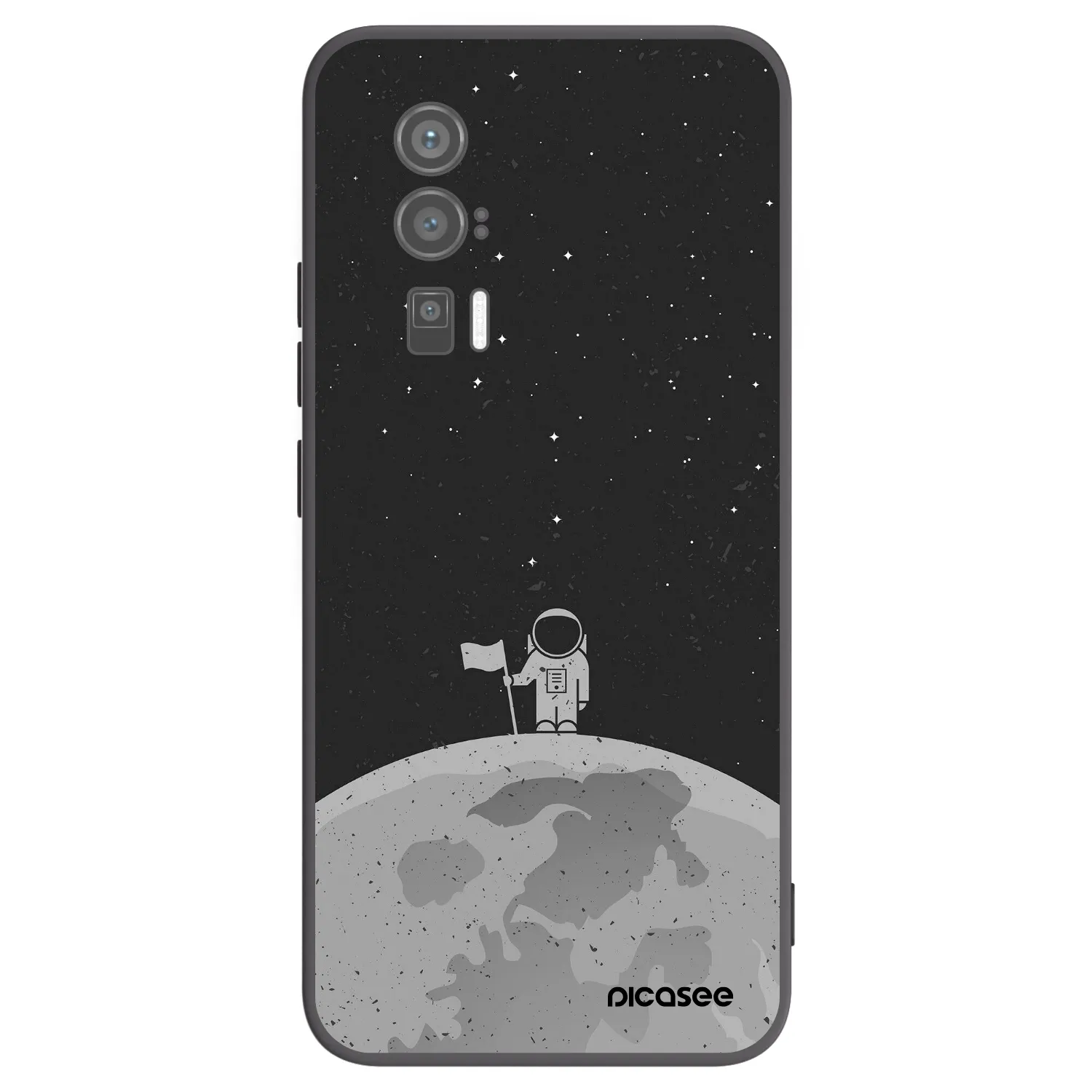 Picasee Xiaomi Poco F5 Pro 5G Hülle - Schwarzes Silikon - Astronaut