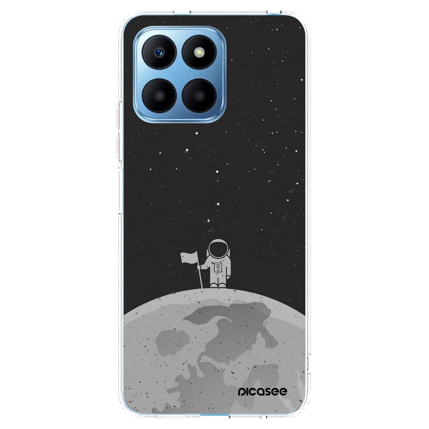 Picasee Honor 70 Lite Hülle - Transparentes Silikon - Astronaut