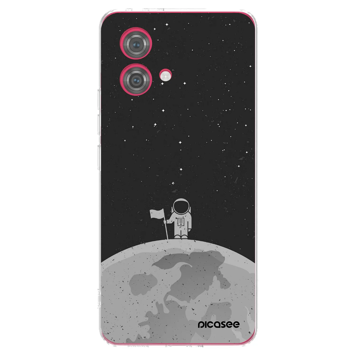 Picasee Motorola Moto G84 5G Hülle - Transparentes Silikon - Astronaut
