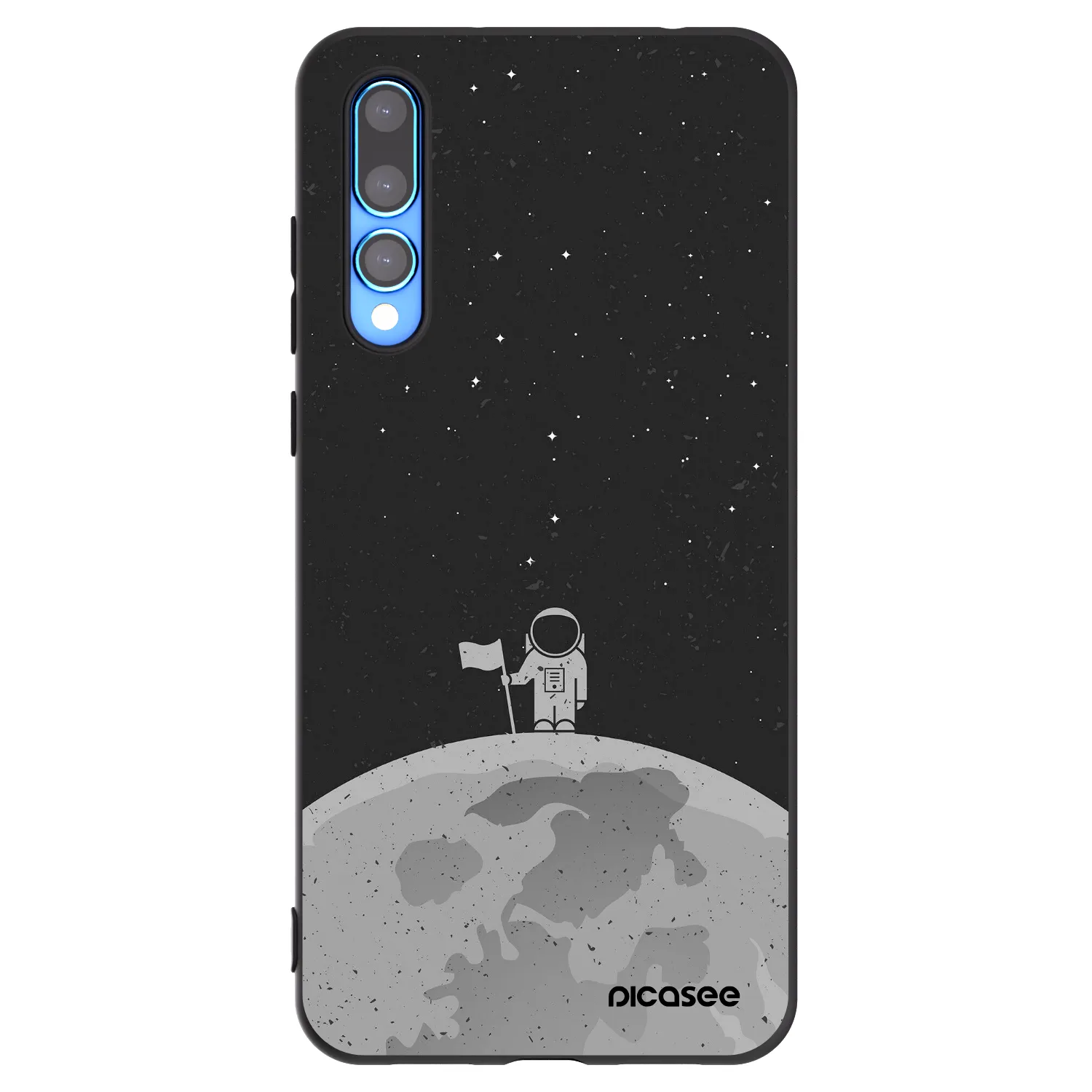 Picasee Huawei P20 Pro Hülle - Schwarzes Silikon - Astronaut