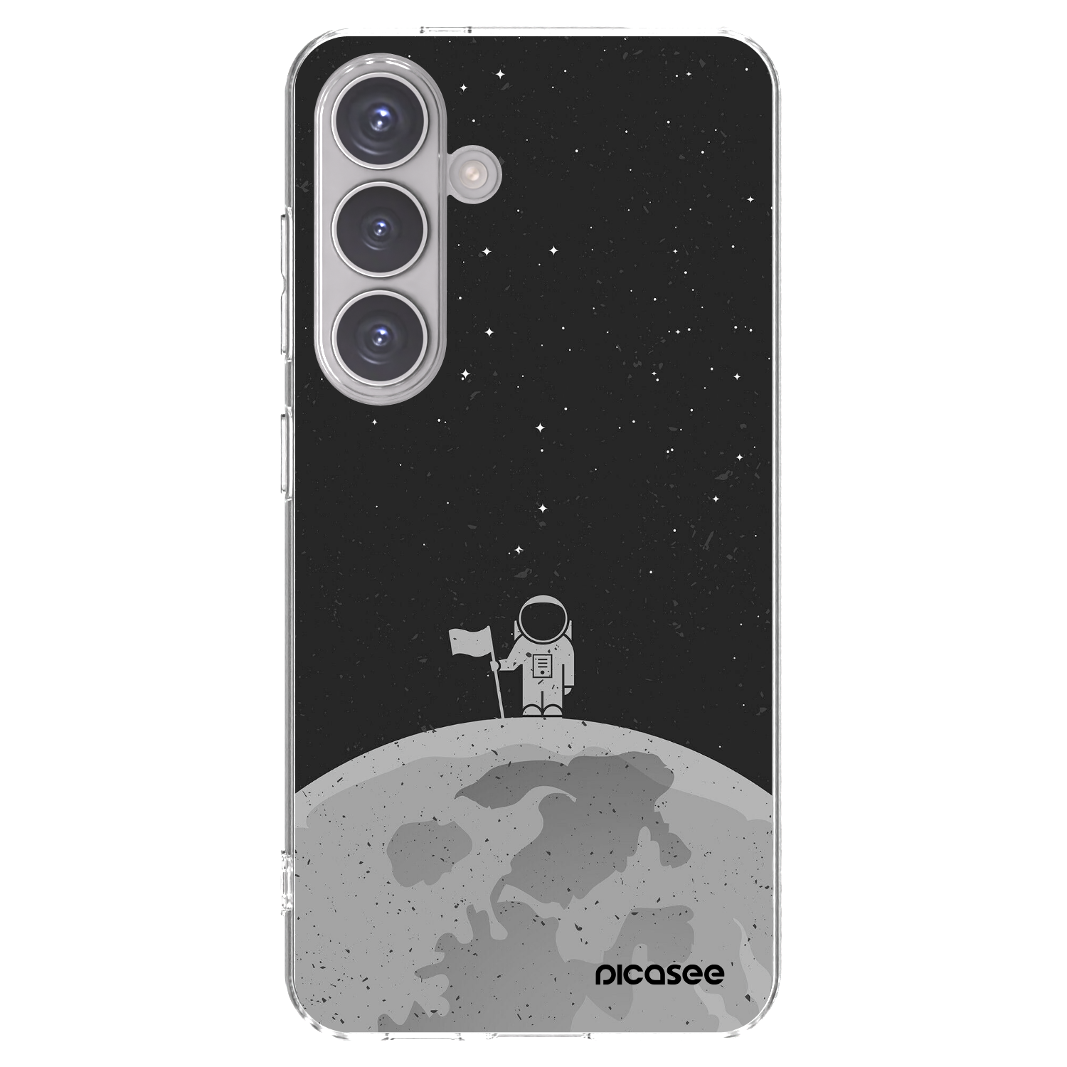 Picasee Samsung Galaxy S24 S921B 5G Hülle - Transparentes Silikon - Astronaut