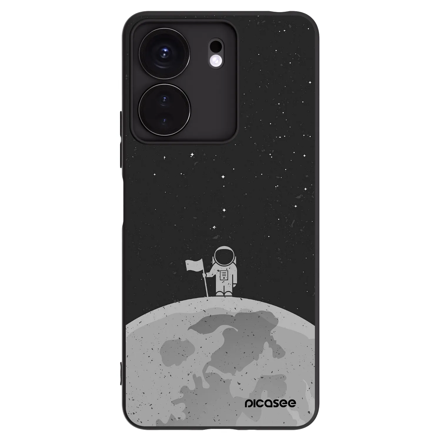 Picasee Xiaomi Redmi 13C 4G Hülle - Schwarzes Silikon - Astronaut