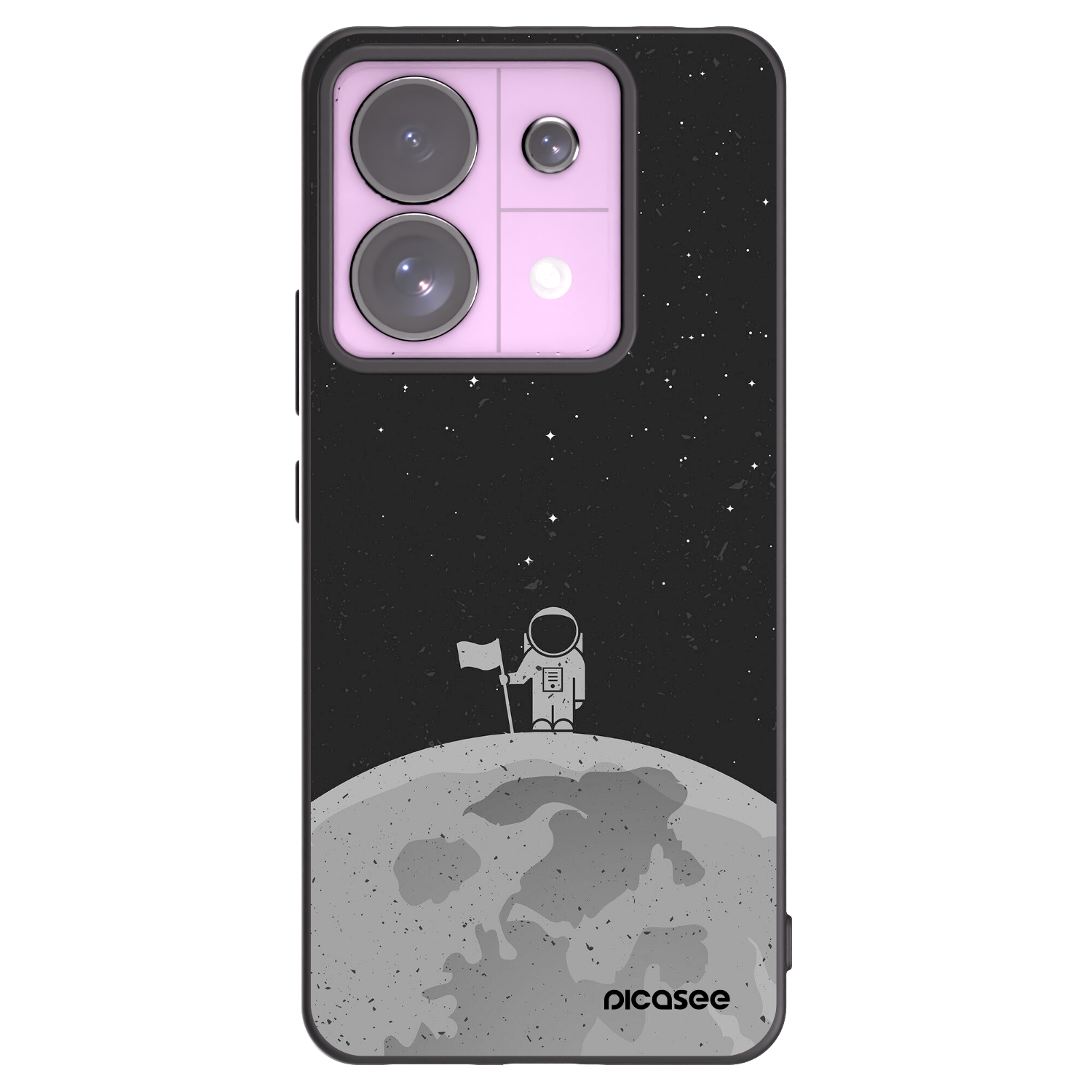 Picasee Xiaomi Redmi Note 13 Pro 5G Hülle - Schwarzes Silikon - Astronaut