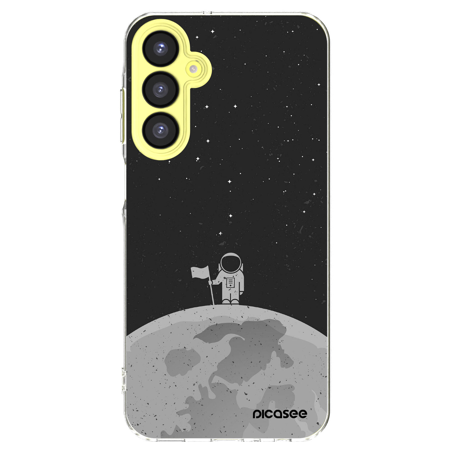 Picasee Samsung Galaxy A25 A256B 5G Hülle - Transparentes Silikon - Astronaut