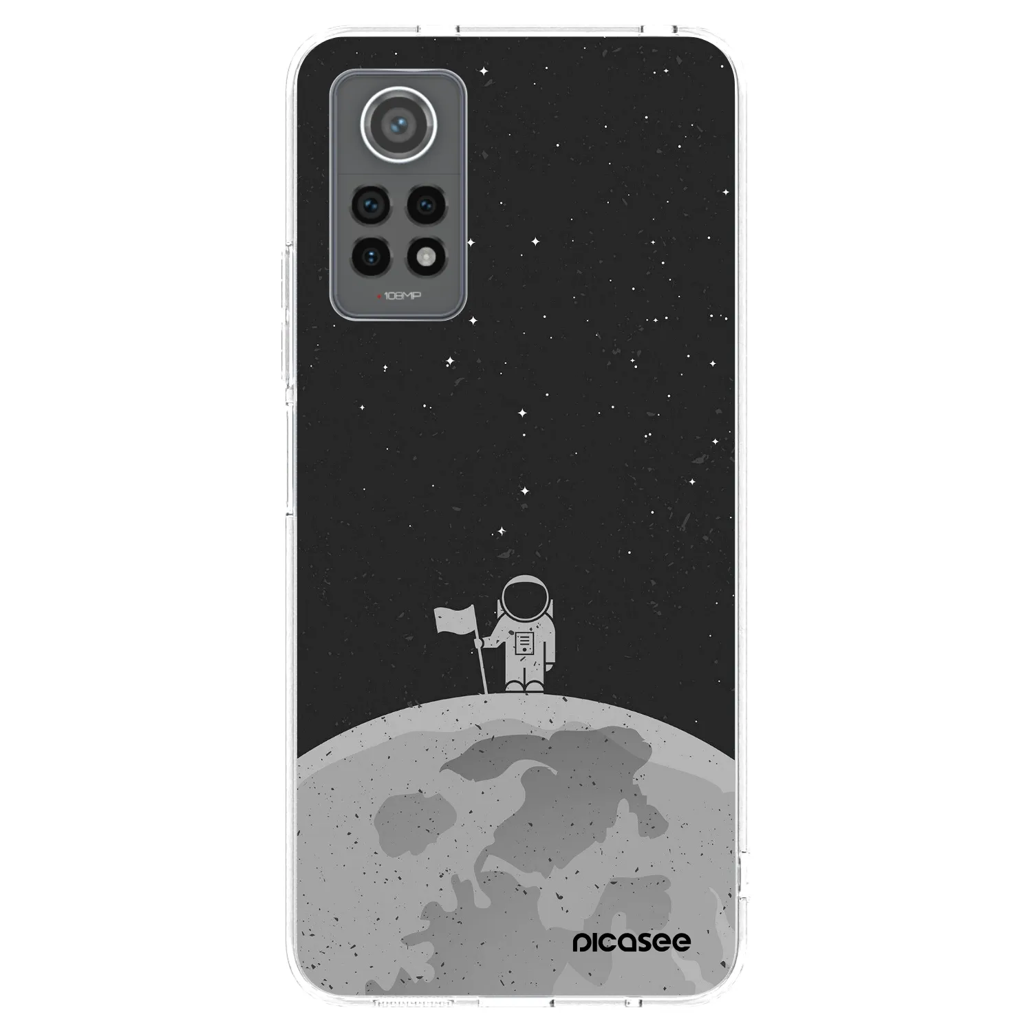 Picasee Xiaomi Redmi Note 12 Pro 4G Hülle - Transparentes Silikon - Astronaut