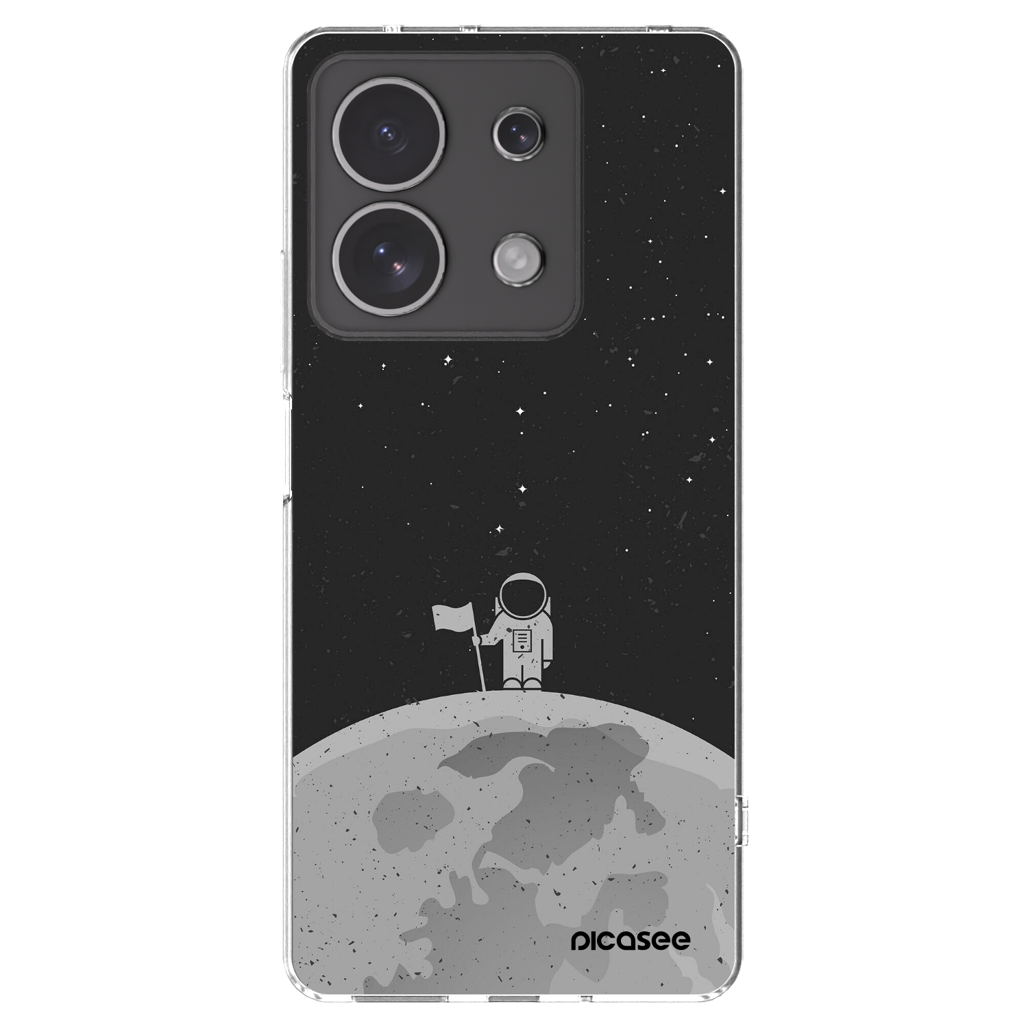 Picasee Xiaomi Redmi Note 13 4G Hülle - Transparentes Silikon - Astronaut