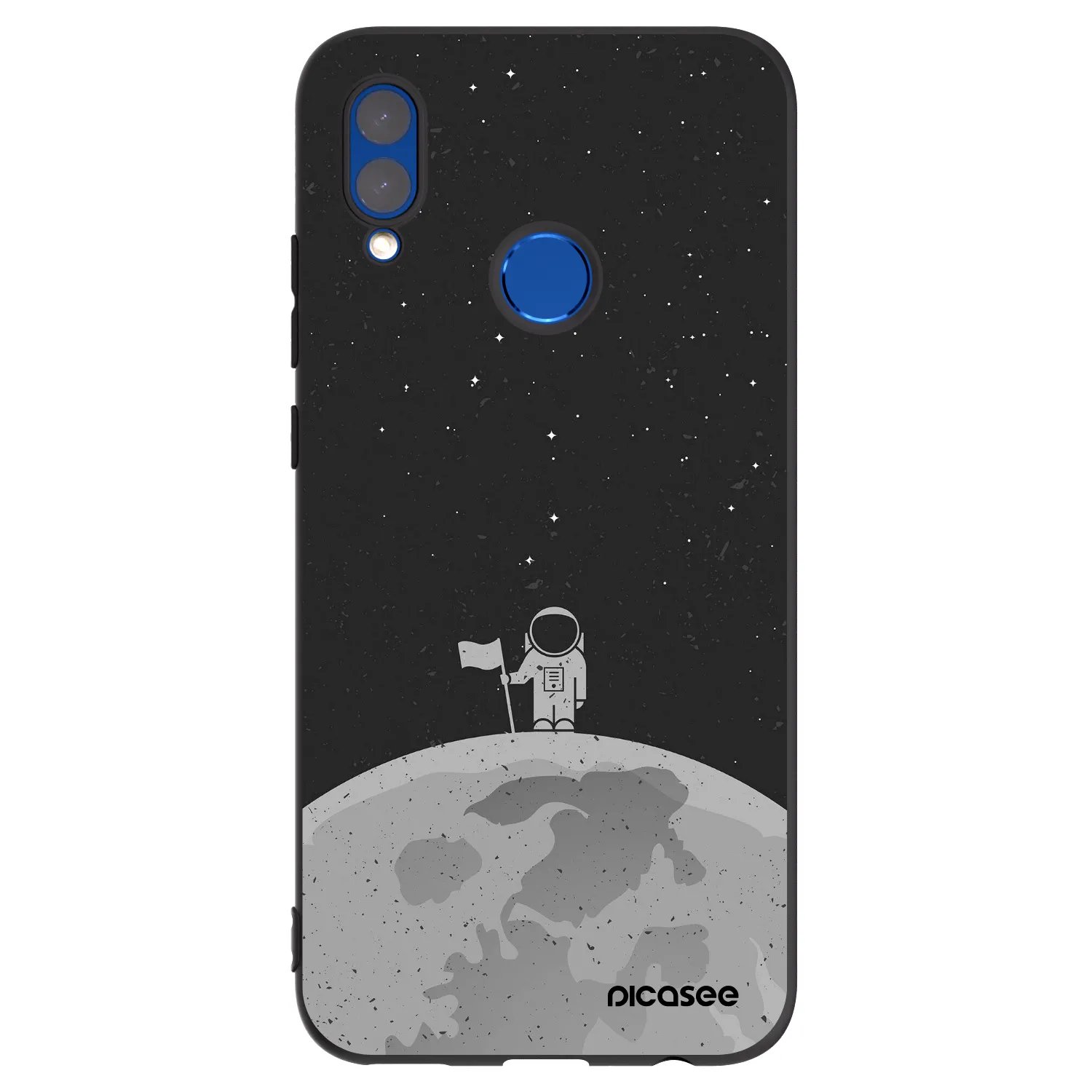 Picasee Huawei P Smart 2019 Hülle - Schwarzes Silikon - Astronaut