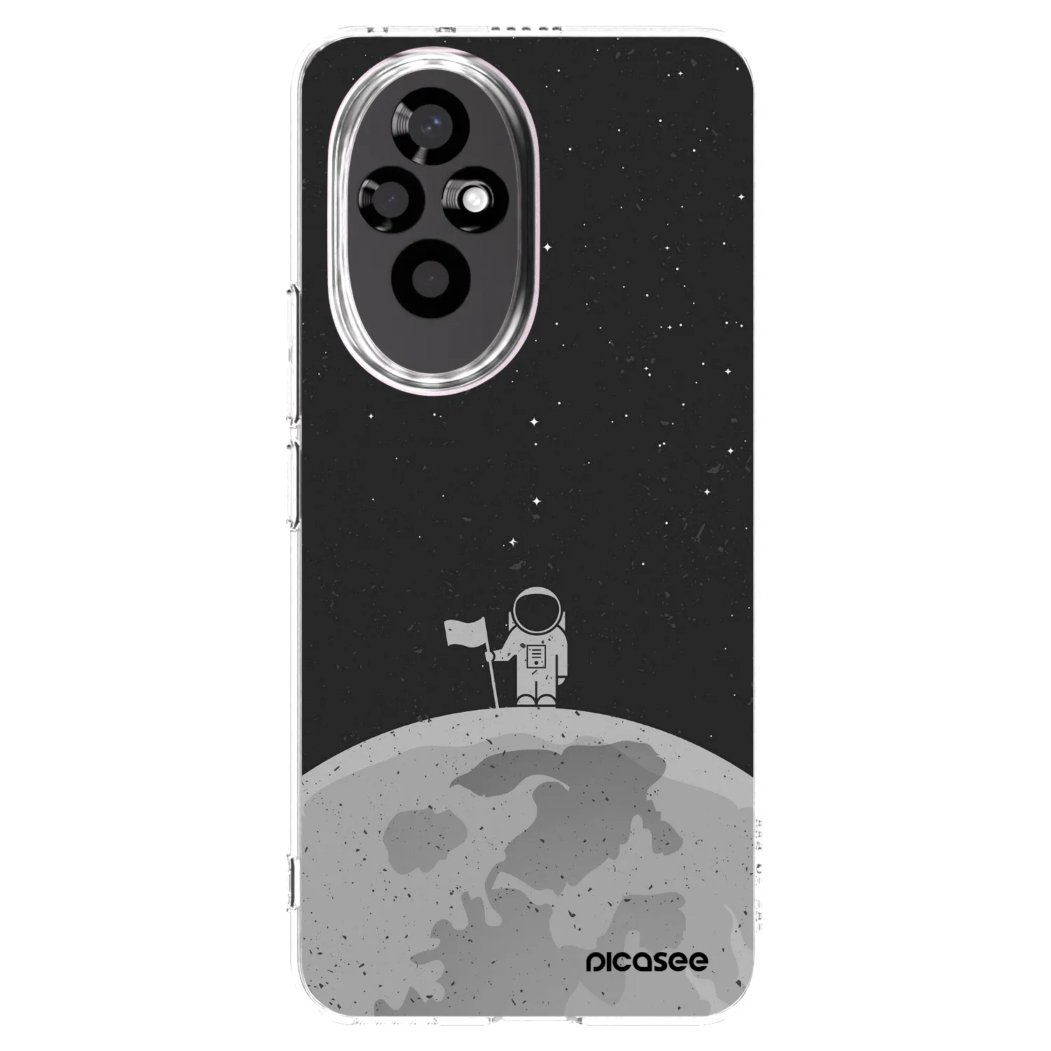 Picasee Honor 200 5G Hülle - Transparentes Silikon - Astronaut