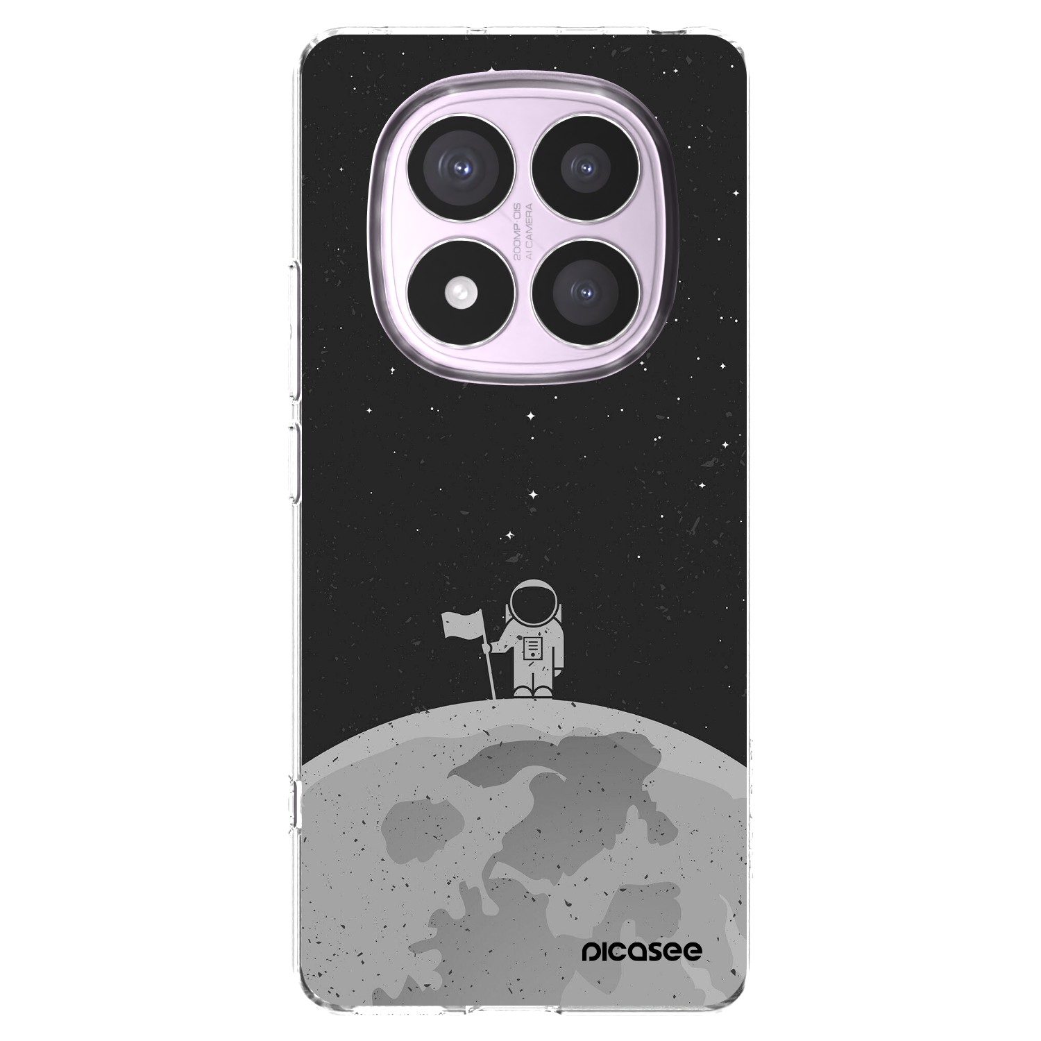 Picasee Xiaomi Redmi Note 14 Pro 5G Hülle - Transparentes Silikon - Astronaut