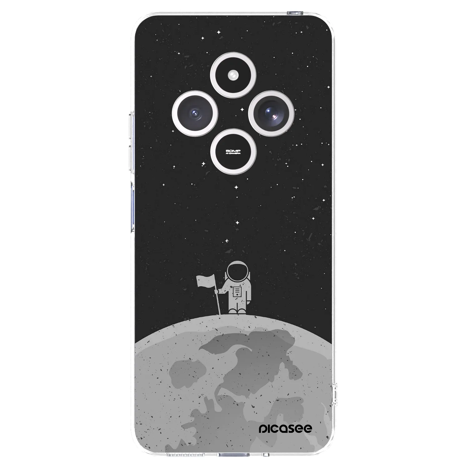 Picasee Xiaomi Redmi 14C Hülle - Transparentes Silikon - Astronaut