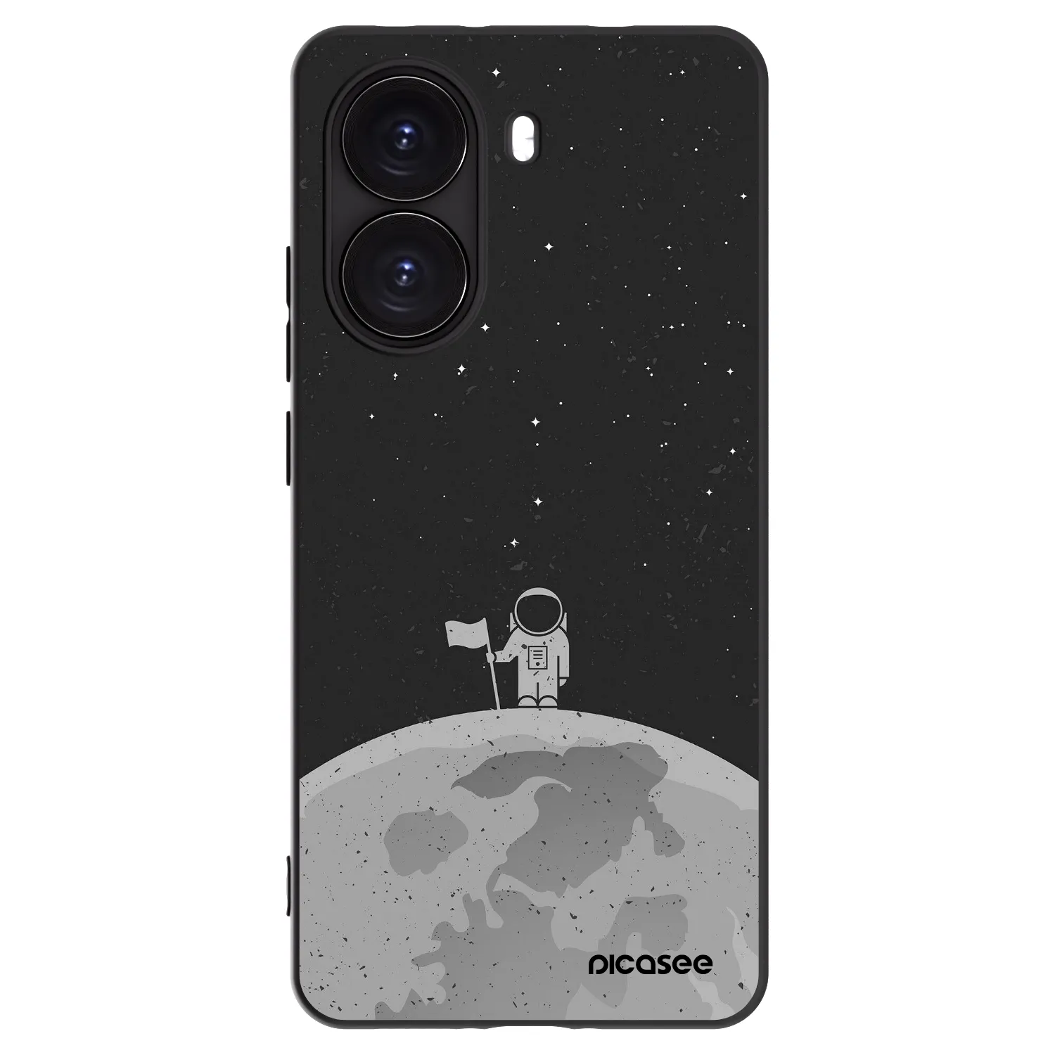 Picasee Xiaomi Poco X7 Pro 5G Hülle - Schwarzes Silikon - Astronaut