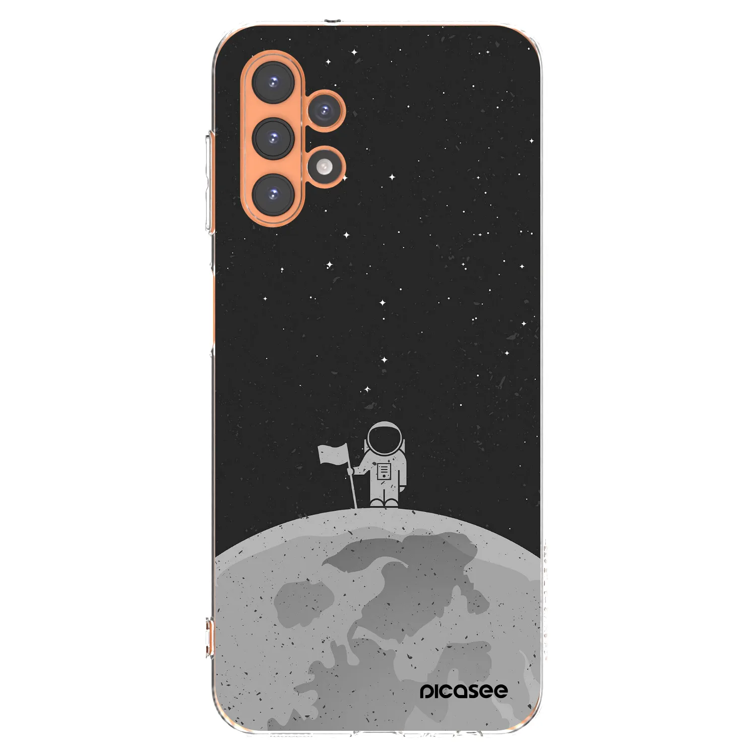 Picasee Samsung Galaxy A13 5G Hülle - Transparentes Silikon - Astronaut