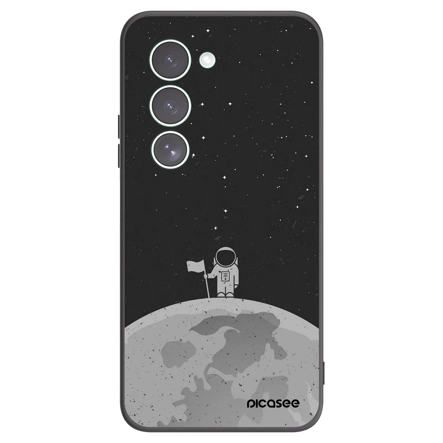 Picasee Xiaomi Redmi 15 5G Hülle - Schwarzes Silikon - Astronaut