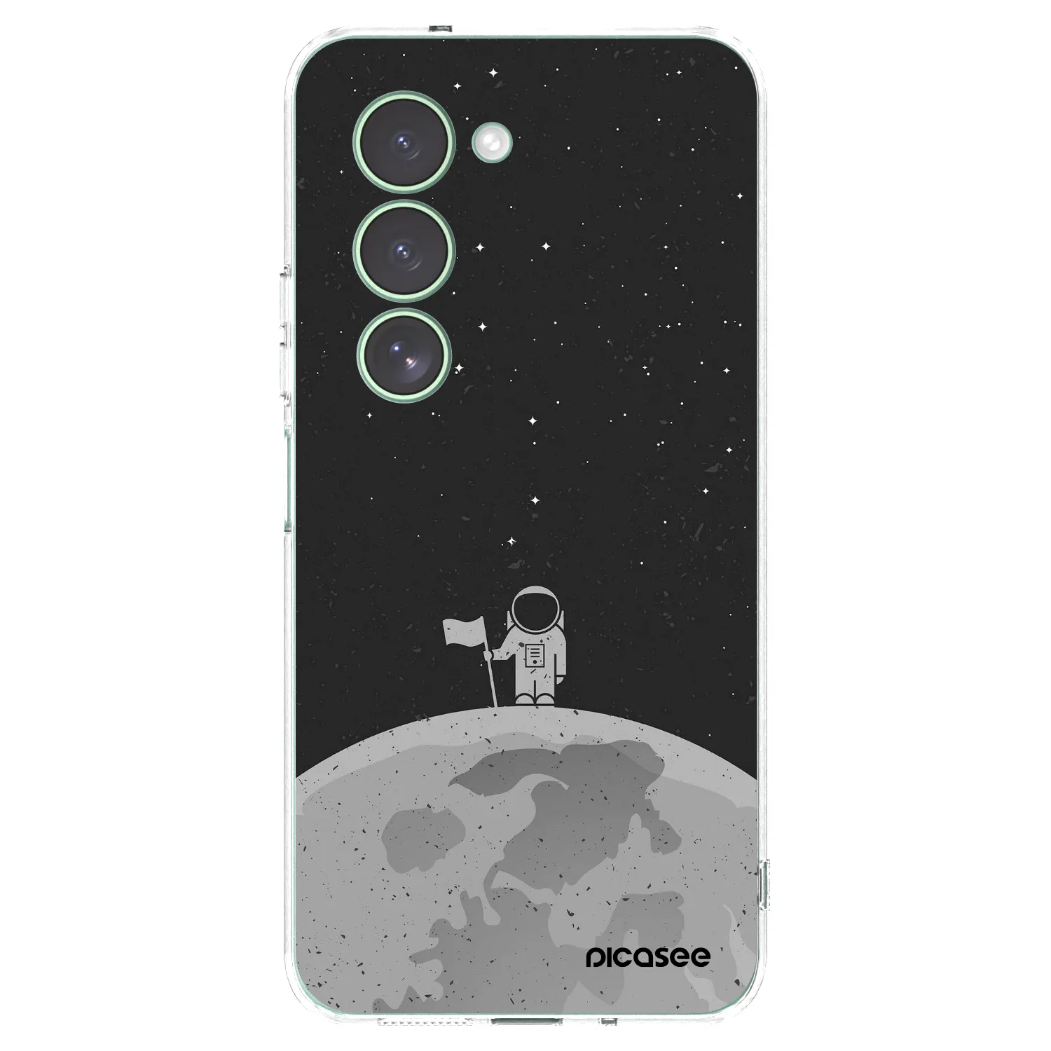Picasee Xiaomi Redmi 15 5G Hülle - Transparentes Silikon - Astronaut