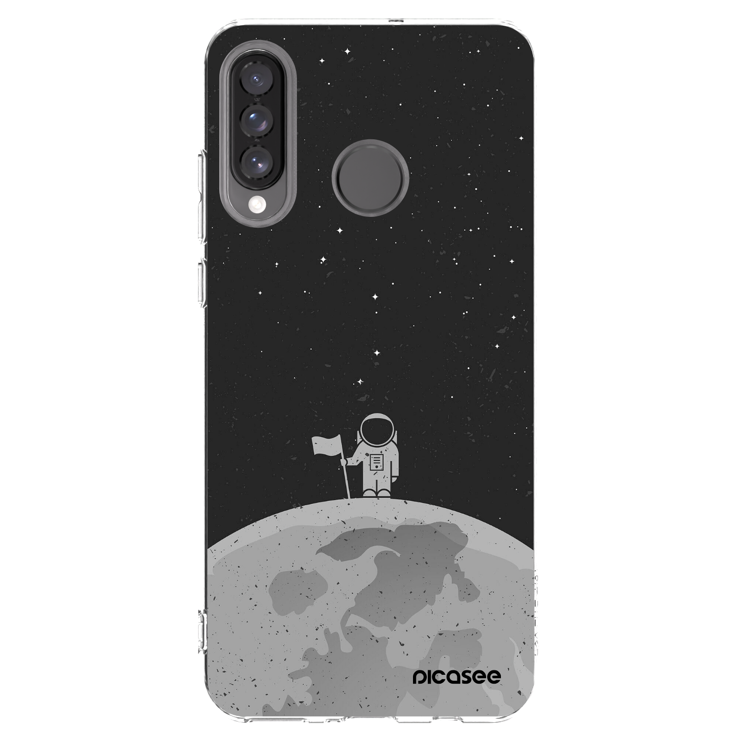 Picasee Huawei P30 Lite Hülle - Transparentes Silikon - Astronaut