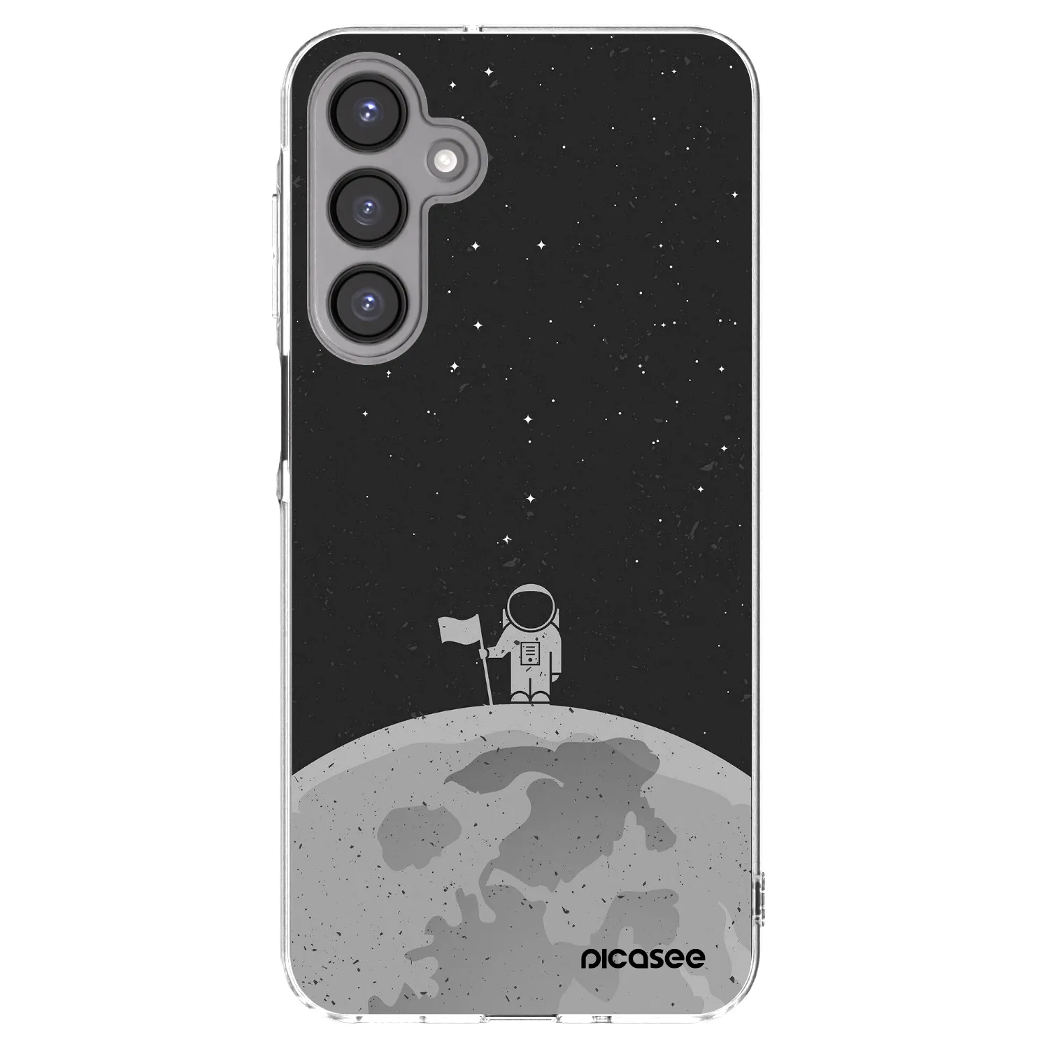 Picasee Samsung Galaxy A16 4G Hülle - Transparentes Silikon - Astronaut