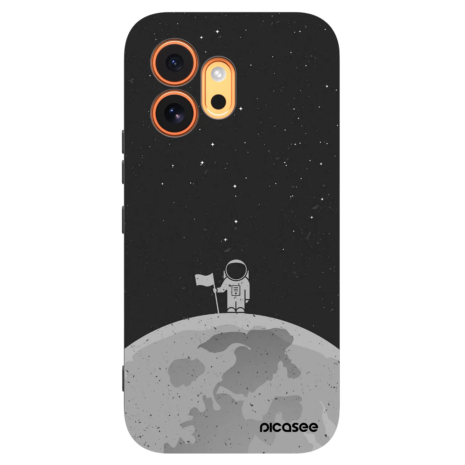 Picasee Honor 600 Hülle - Schwarzes Silikon - Astronaut
