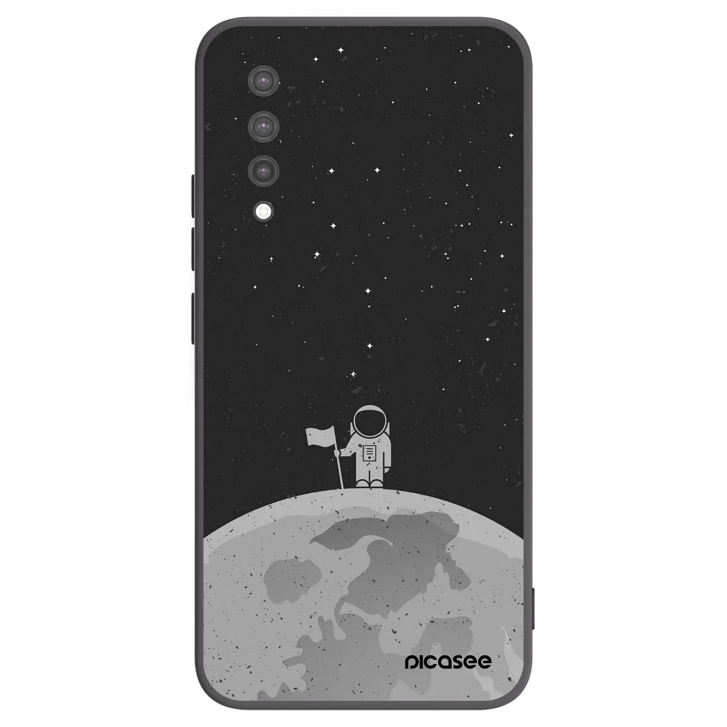 Picasee Xiaomi Mi 9 Lite Hülle - Schwarzes Silikon - Astronaut