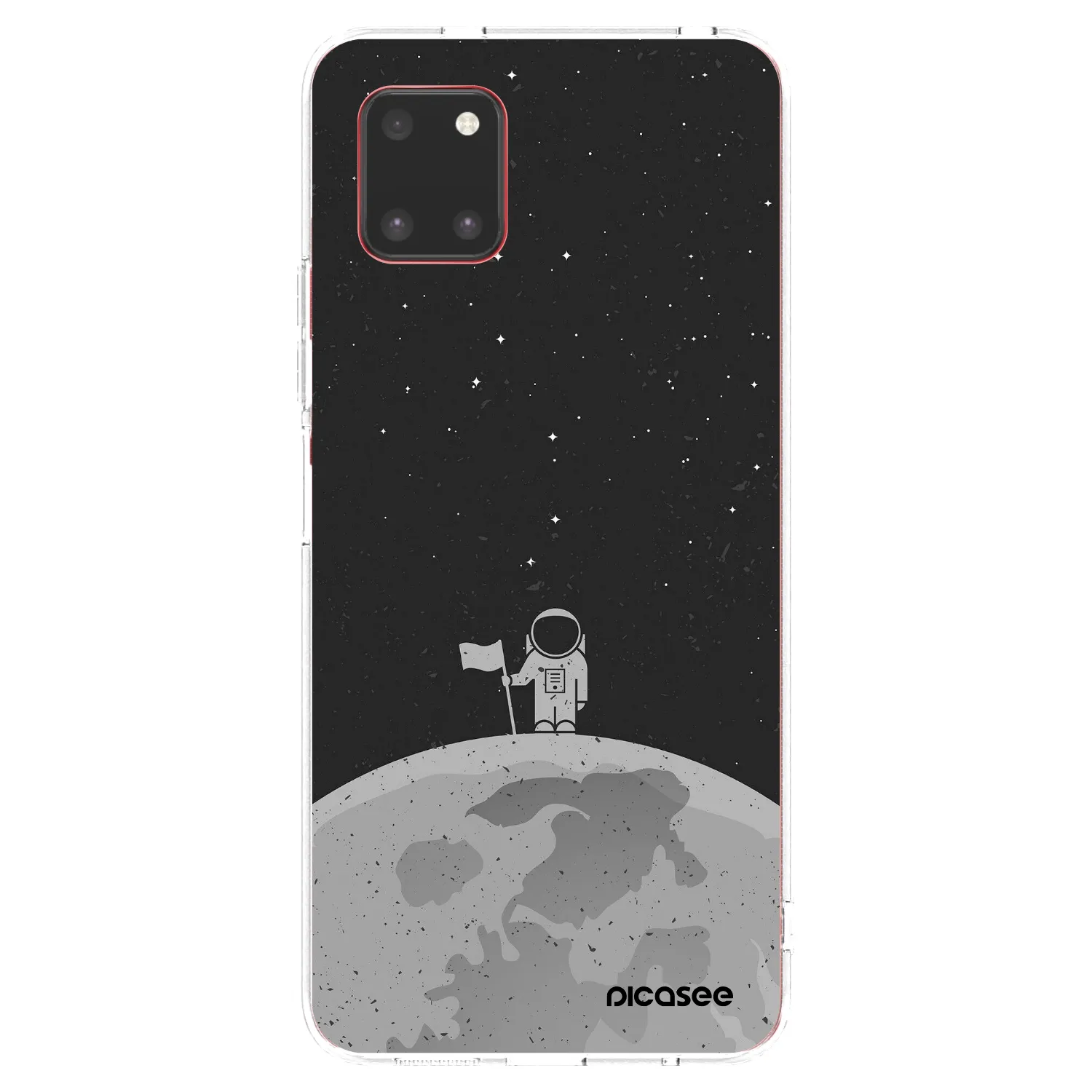 Picasee Samsung Galaxy Note 10 Lite N770F Hülle - Transparentes Silikon - Astronaut