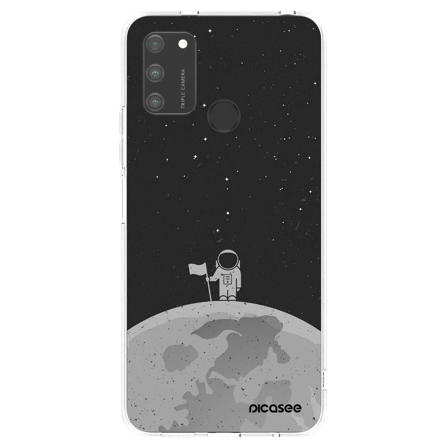 Picasee Honor 9A Hülle - Transparentes Silikon - Astronaut