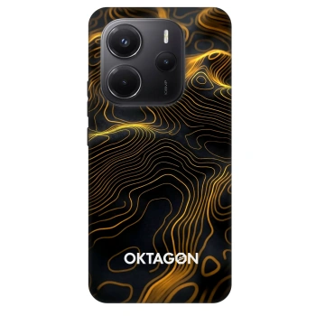 Hülle für Xiaomi Redmi Note 14 5G - OKTAGON - Fightflow Abstract