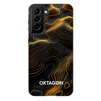 Hülle für Samsung Galaxy S22 5G - OKTAGON - Fightflow Abstract