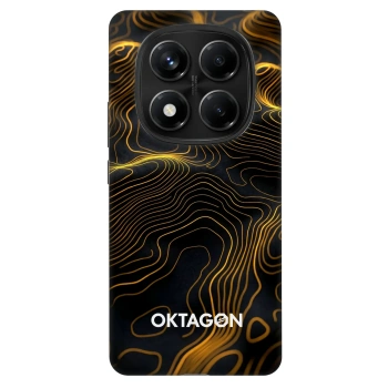 Hülle für Xiaomi Redmi Note 14 Pro 4G - OKTAGON - Fightflow Abstract