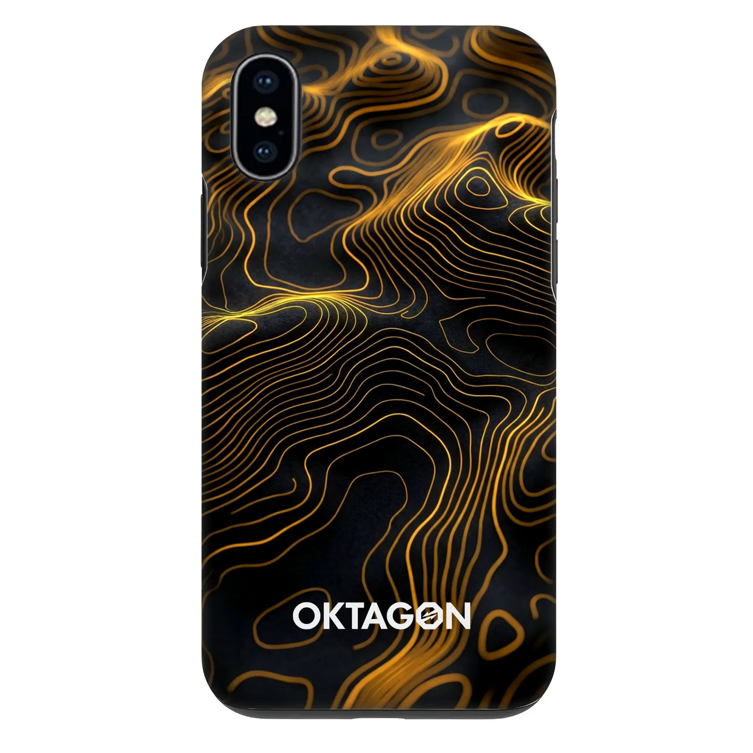 Picasee Fashion Case für Apple iPhone X/XS - OKTAGON - Fightflow Abstract