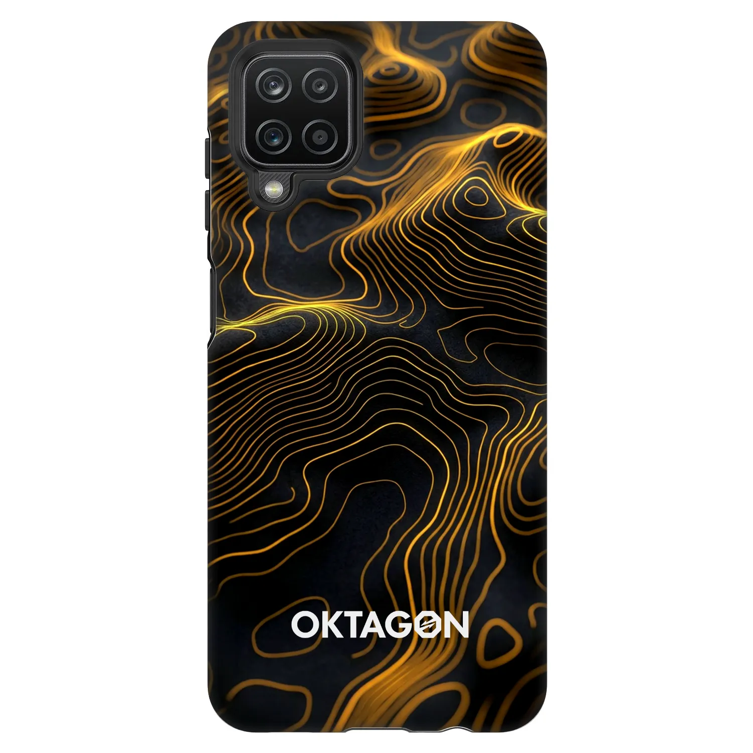 Picasee Fashion Case für Samsung Galaxy A12 A125F - OKTAGON - Fightflow Abstract