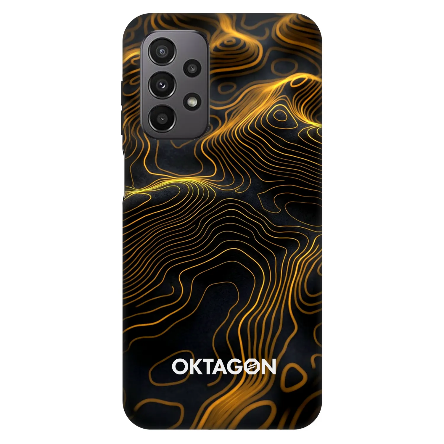 Picasee Fashion Case für Samsung Galaxy A23 A235F 4G - OKTAGON - Fightflow Abstract