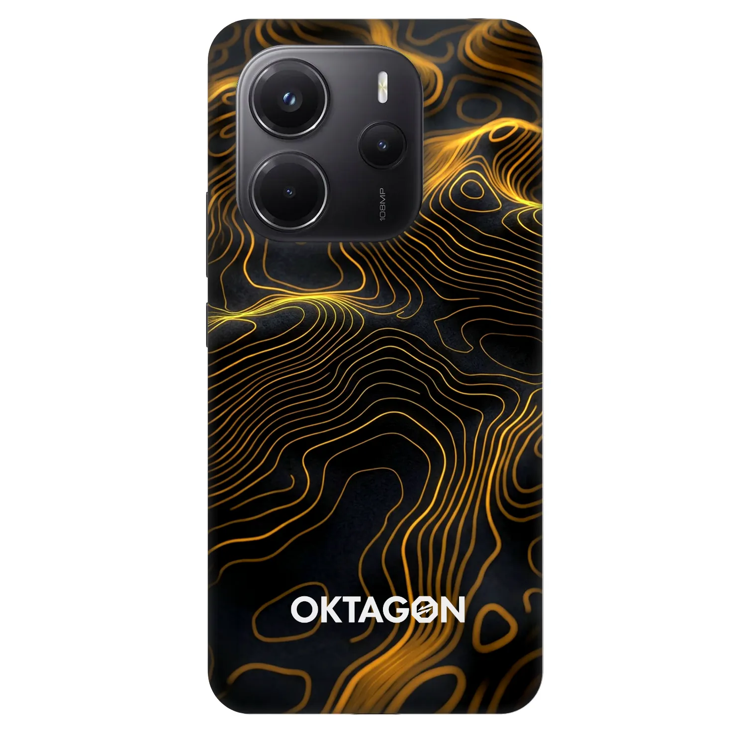 Picasee Fashion Case für Xiaomi Redmi Note 14 4G - OKTAGON - Fightflow Abstract