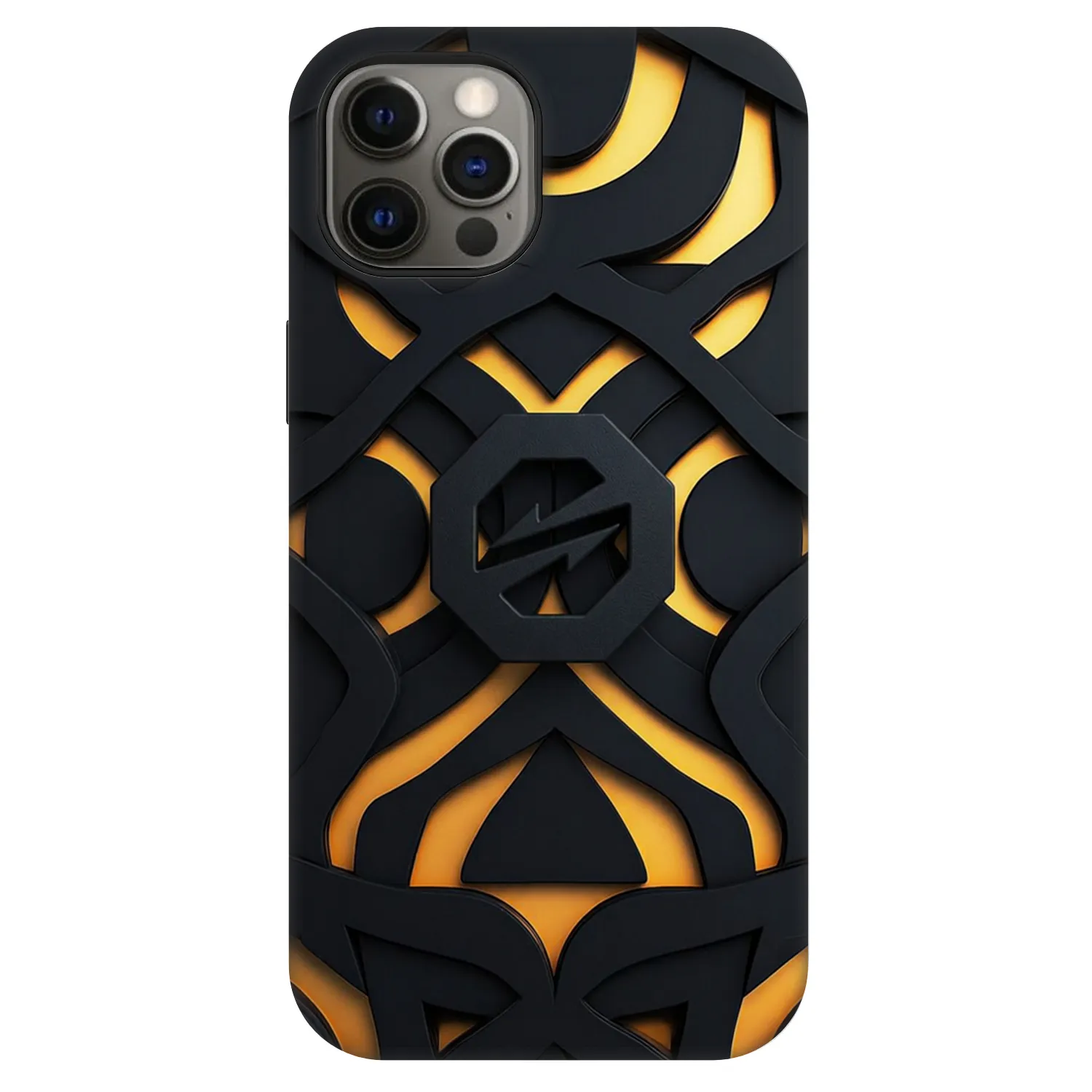 Picasee Fashion Case MagSafe für Apple iPhone 12 - OKTAGON - Impact Abstract