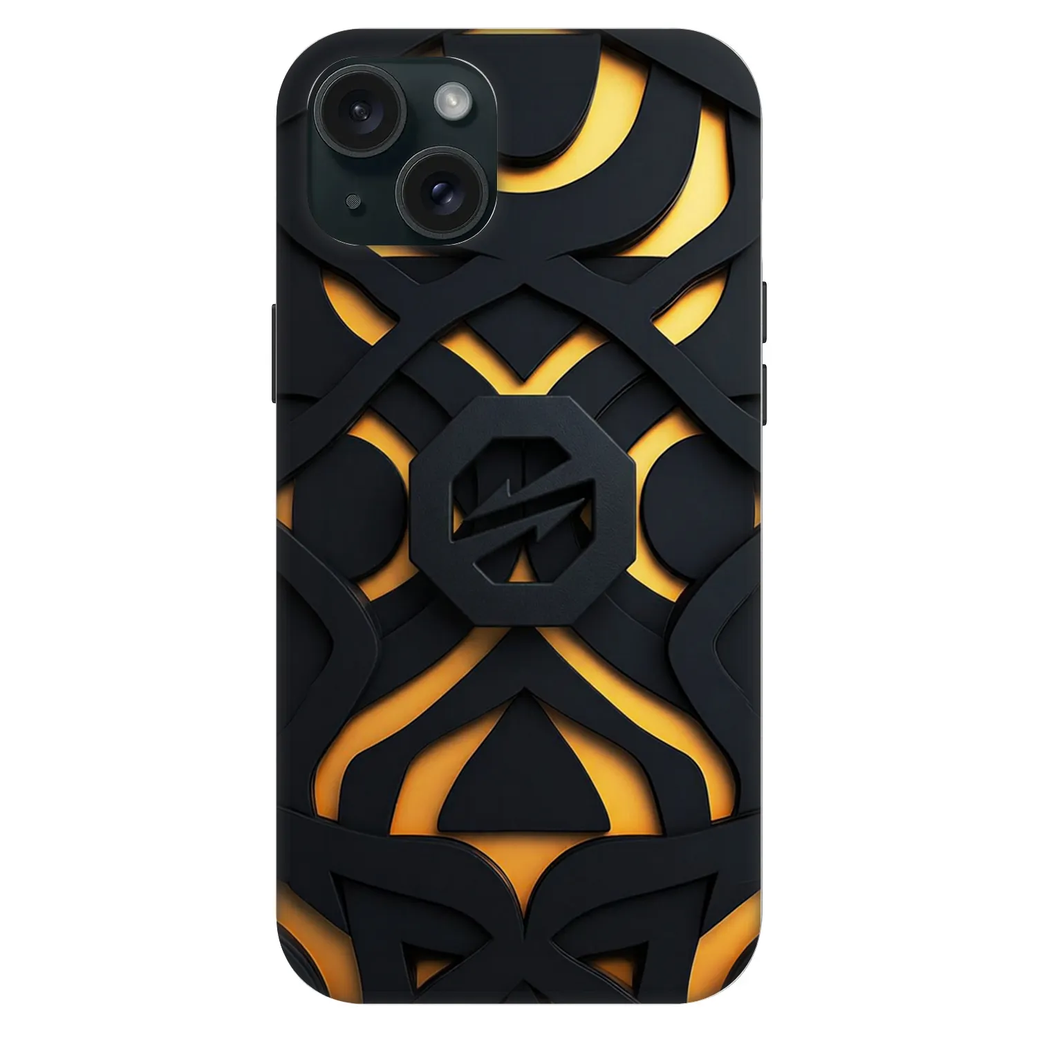 Picasee Fashion Case MagSafe für Apple iPhone 15 Plus - OKTAGON - Impact Abstract